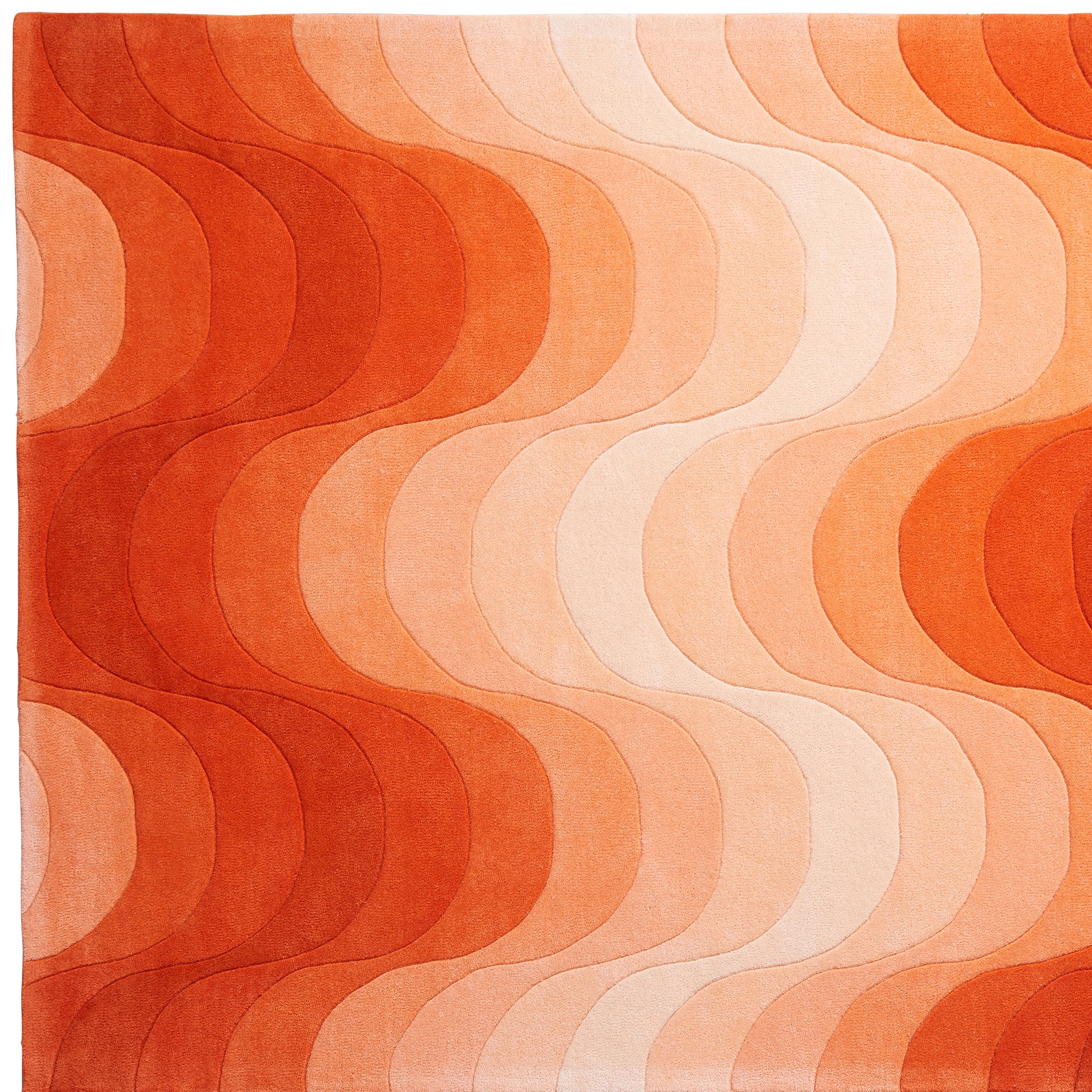 Mostrar el producto Wave Rug | Orange del fabricante Verpan