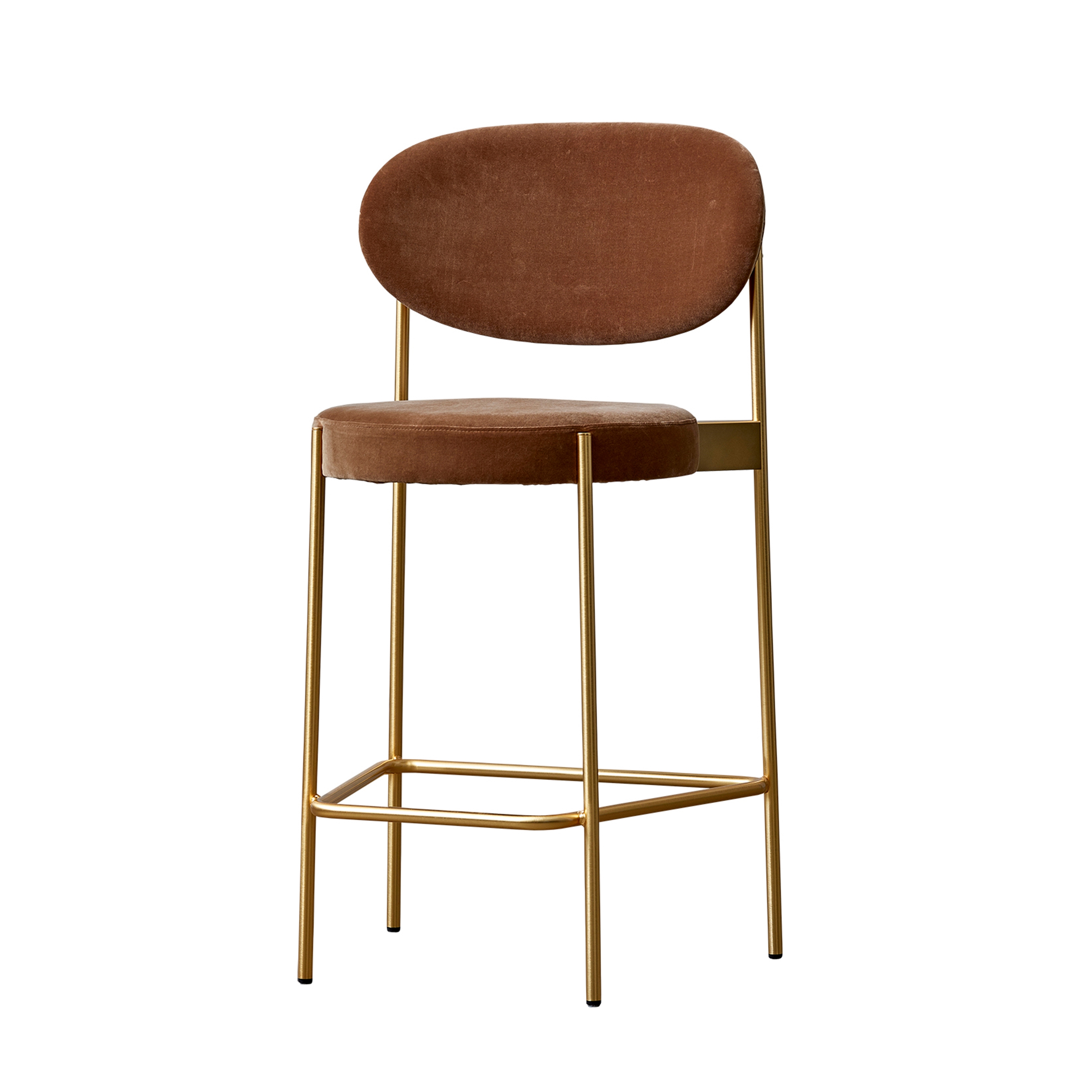 Display product Series 430 | Bar Stool 75 Brass Finish from manufacturer Verpan