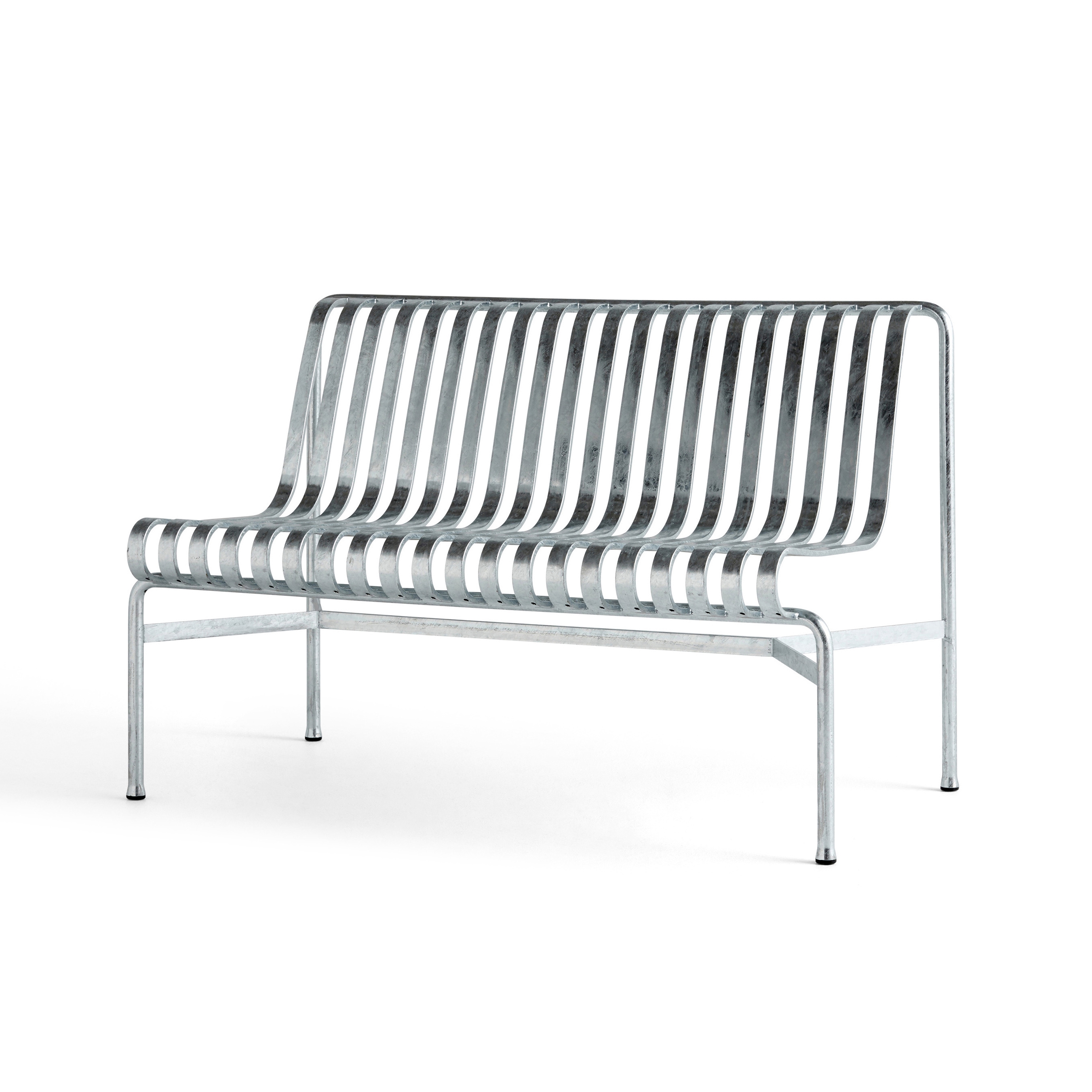 Afficher le produit Palissade Dining Bench wo Armrest Hot Galvanised du fabricant HAY
