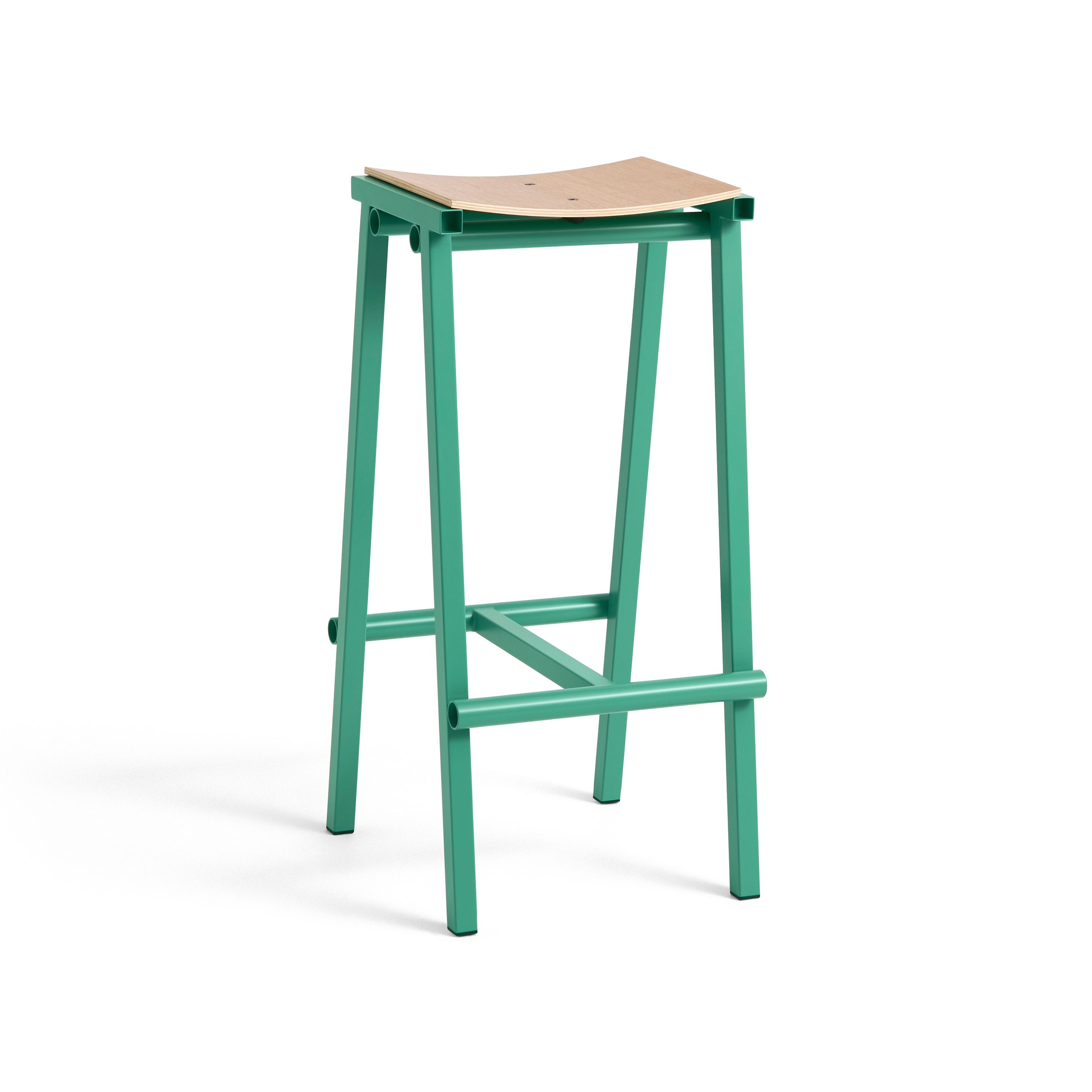 Display product Taburette 8 Bar Stool H75 from manufacturer HAY