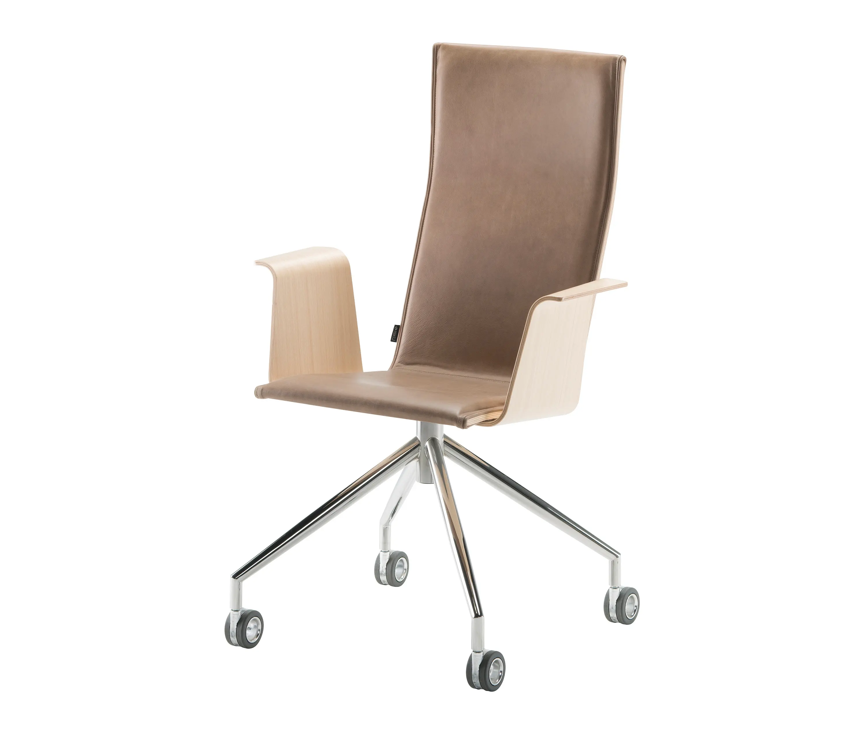 Isku - Duo | conference chair with armrests, low
