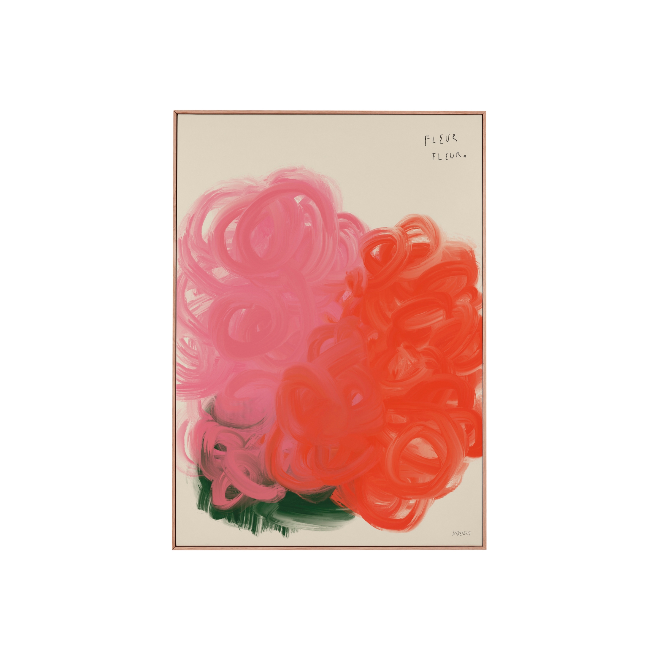 Abstracta x Wall of Art "Fleur fleur"