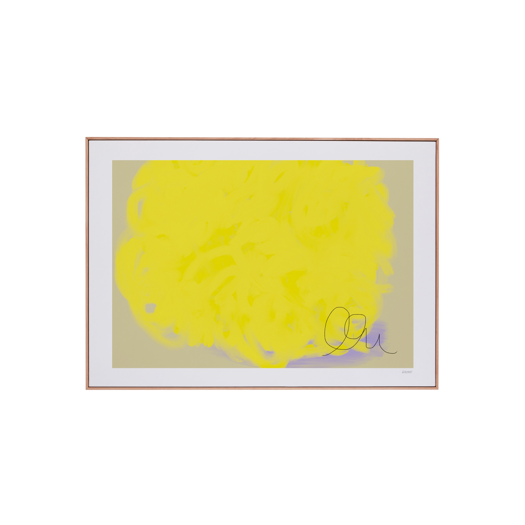 Abstracta x Wall of Art "Limoncello"