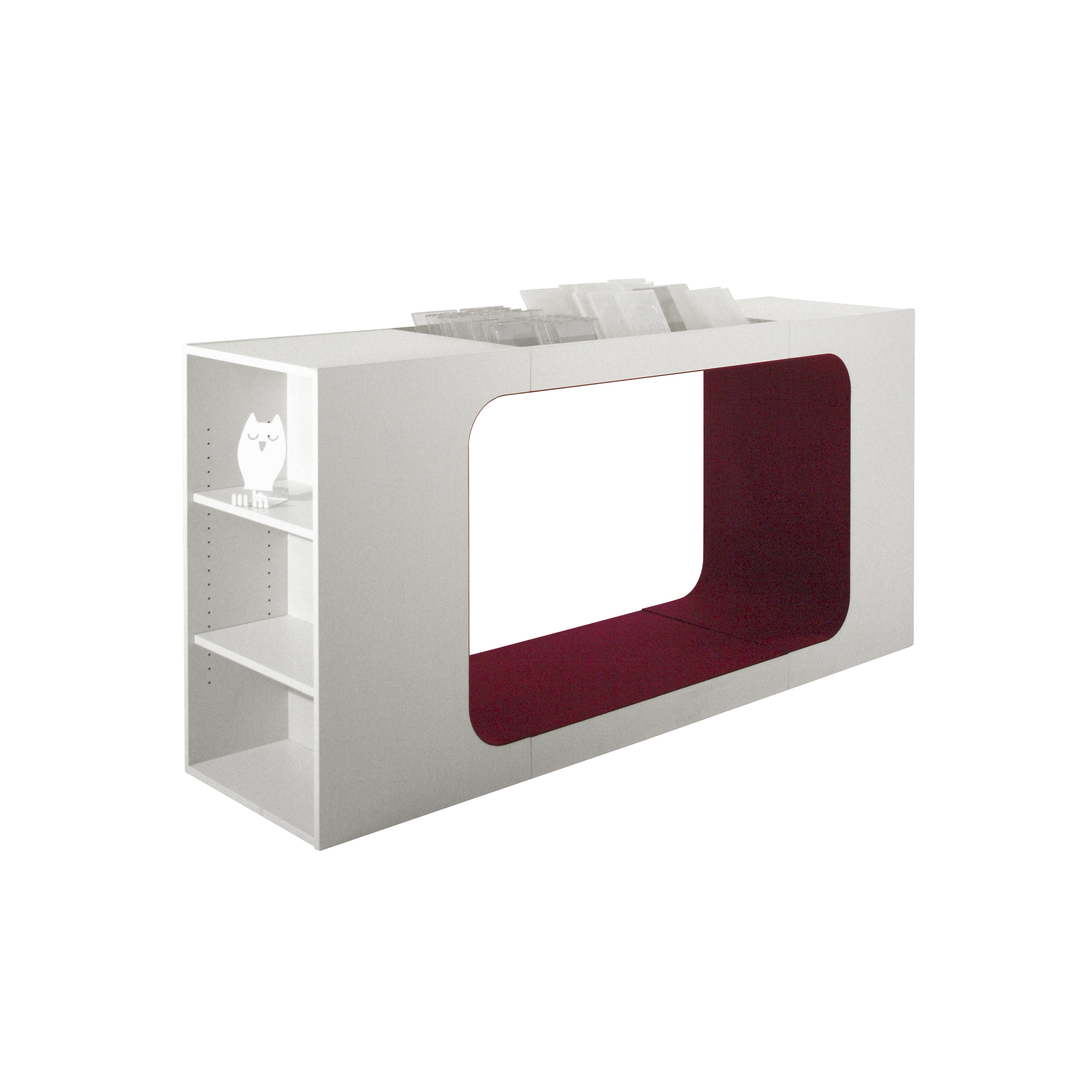 Display product Cocoon Series from manufacturer Lammhults Biblioteksdesign