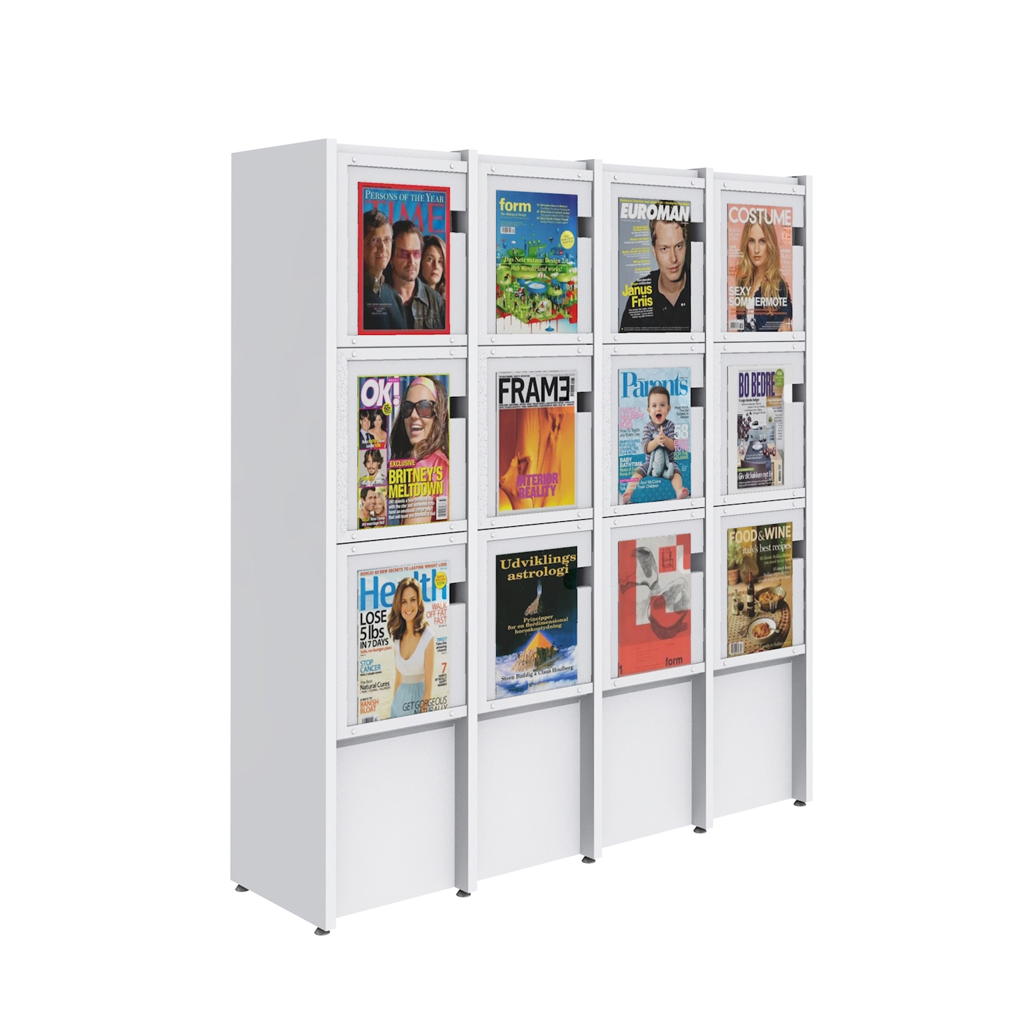 Display product Ordrup Magazine Display Cabinet from manufacturer Lammhults Biblioteksdesign