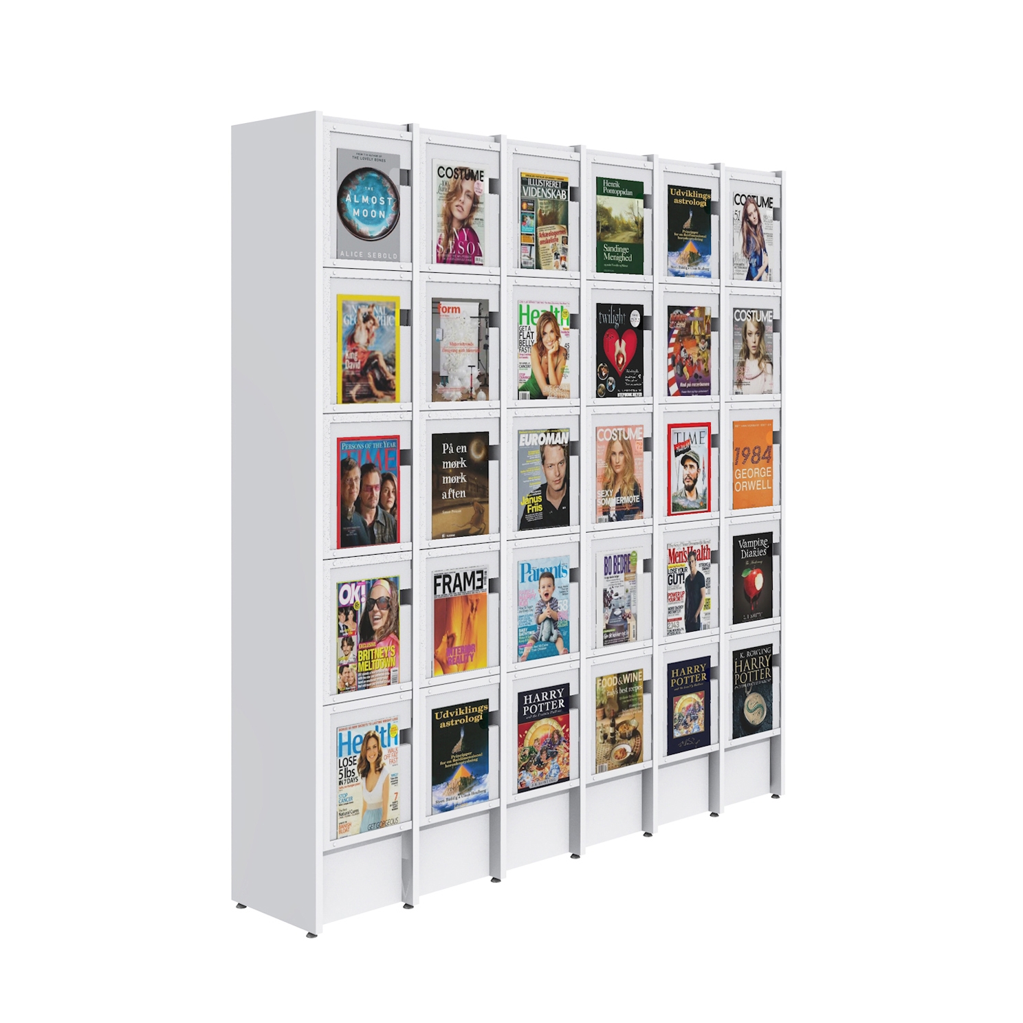 Display product Ordrup Magazine Display Cabinet from manufacturer Lammhults Biblioteksdesign