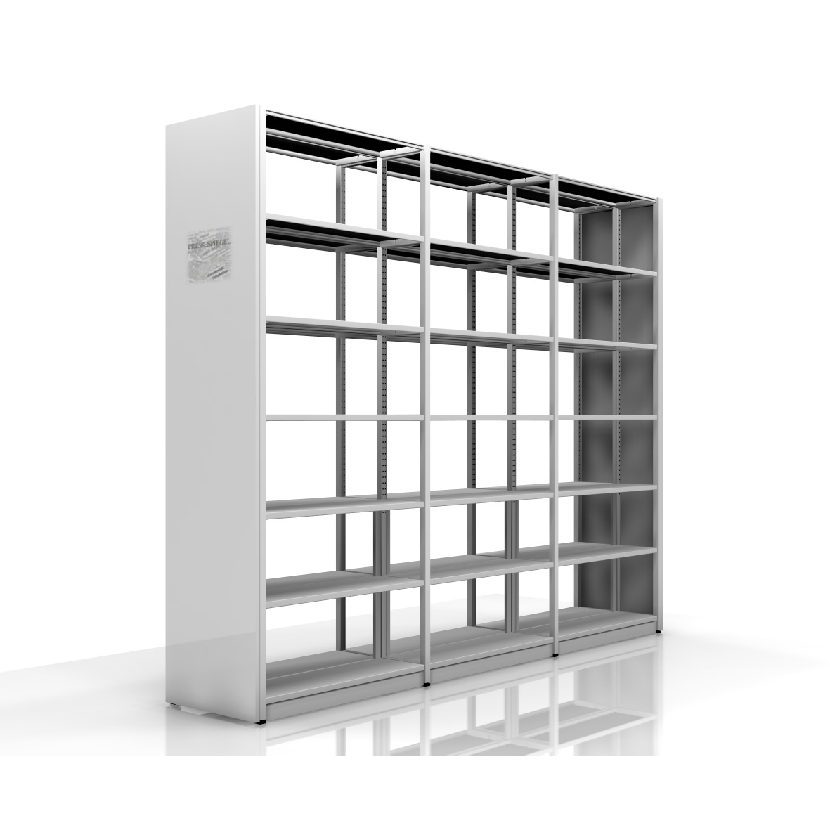 Display product Uniflex from manufacturer Lammhults Biblioteksdesign