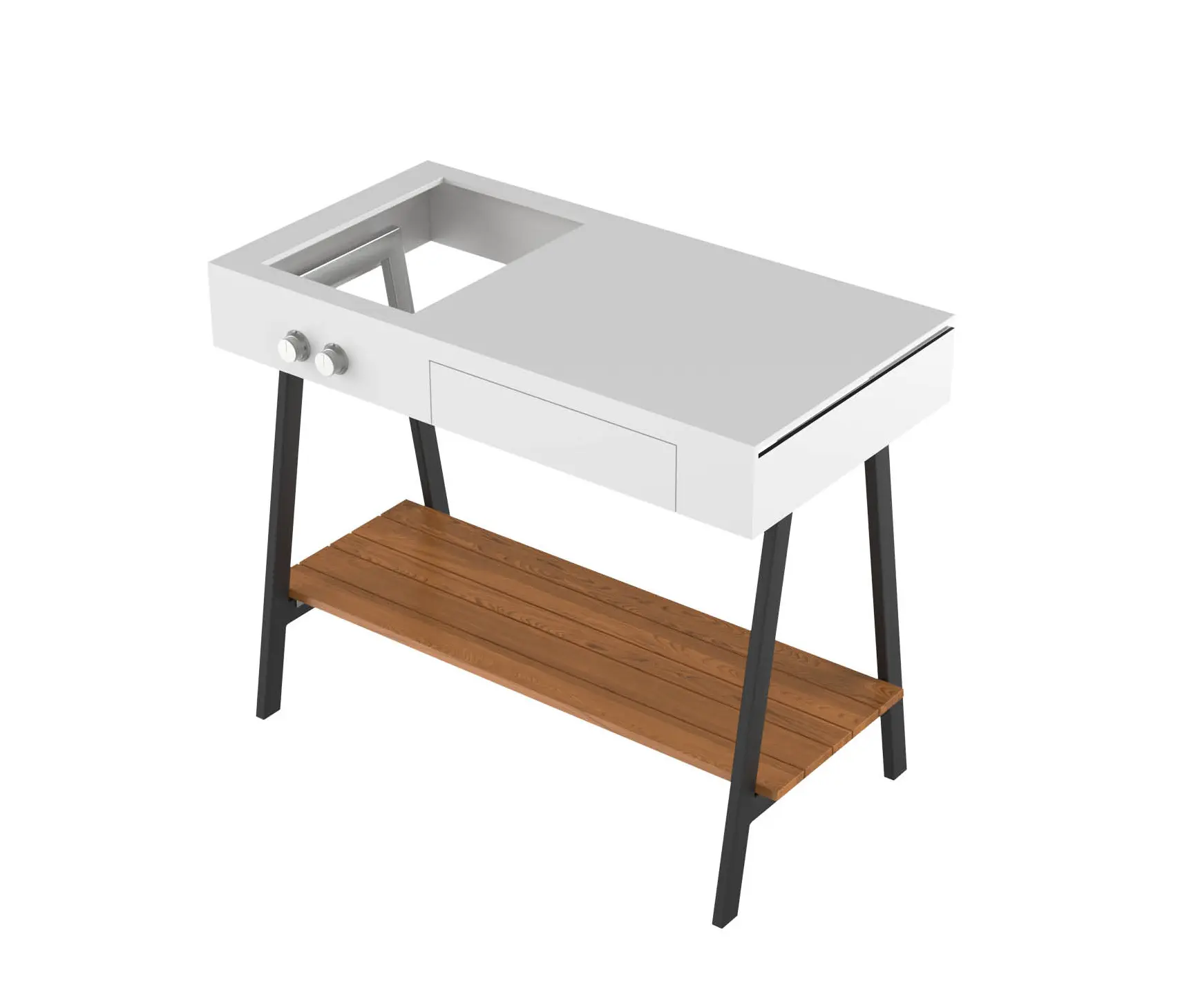 Viteo - Adapt | Module 120 With Cutout, Drawer