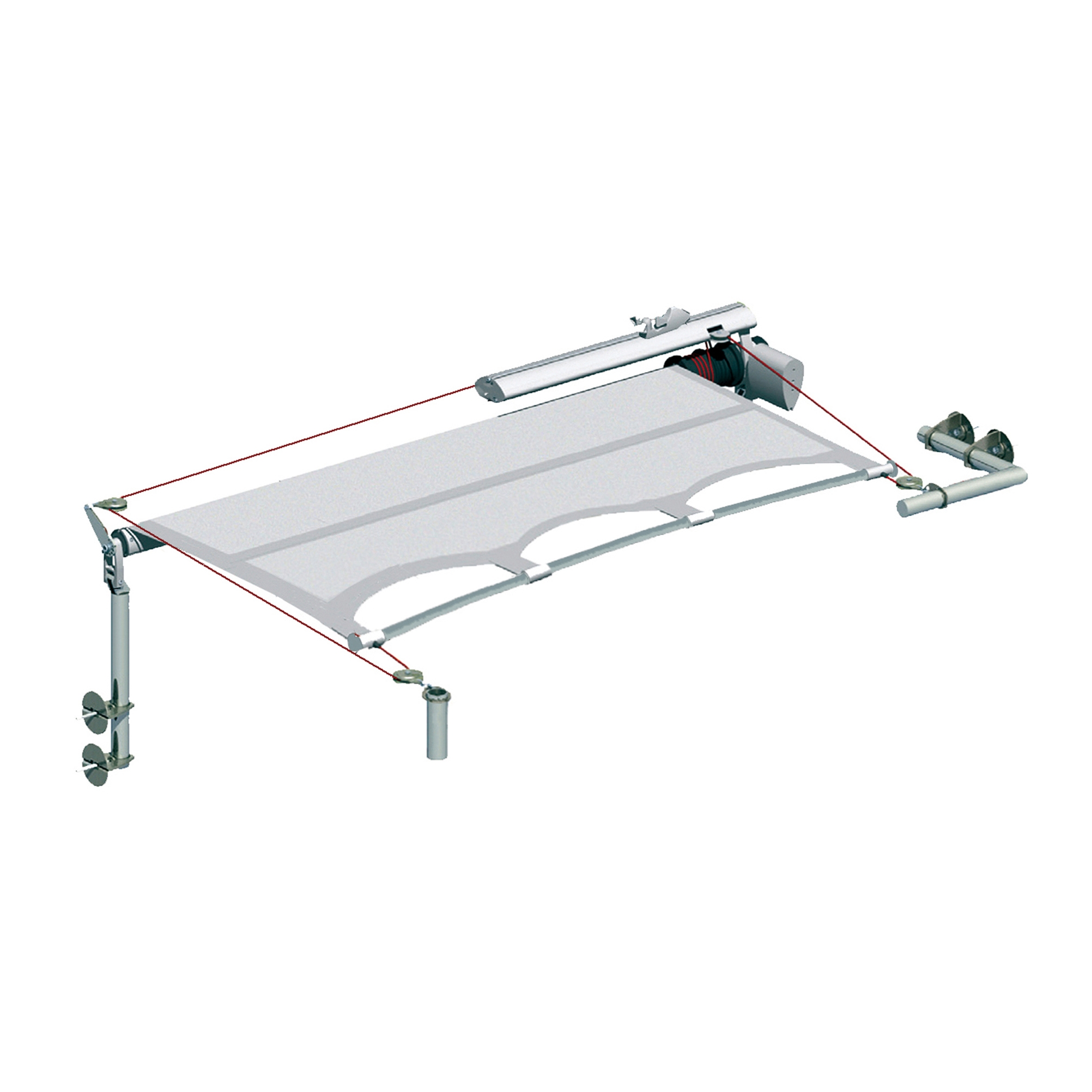Vertoon produk Rectangular Sail | AX-I van vervaardiger SunSquare