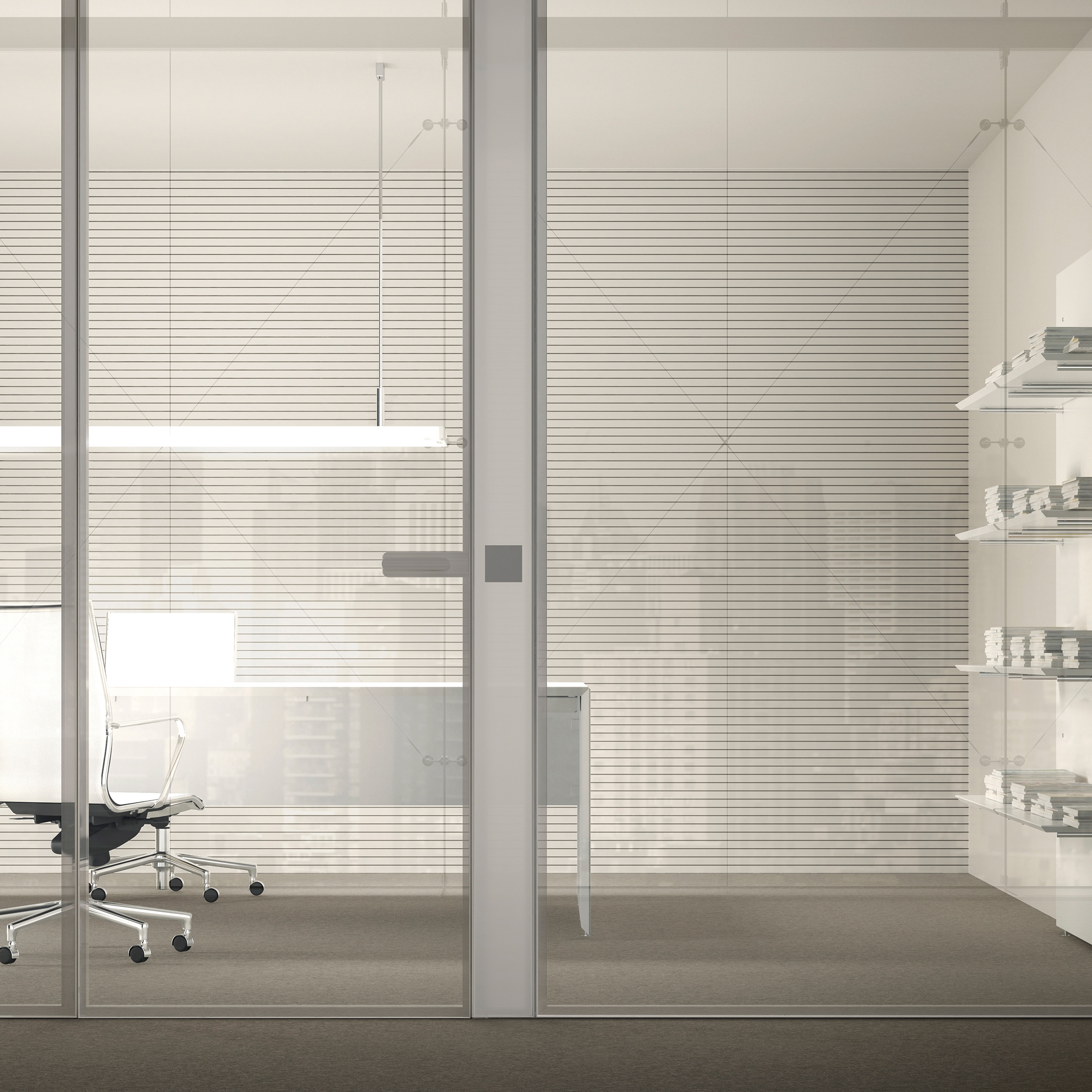 Vertoon produk I-Wallflush van vervaardiger Fantoni