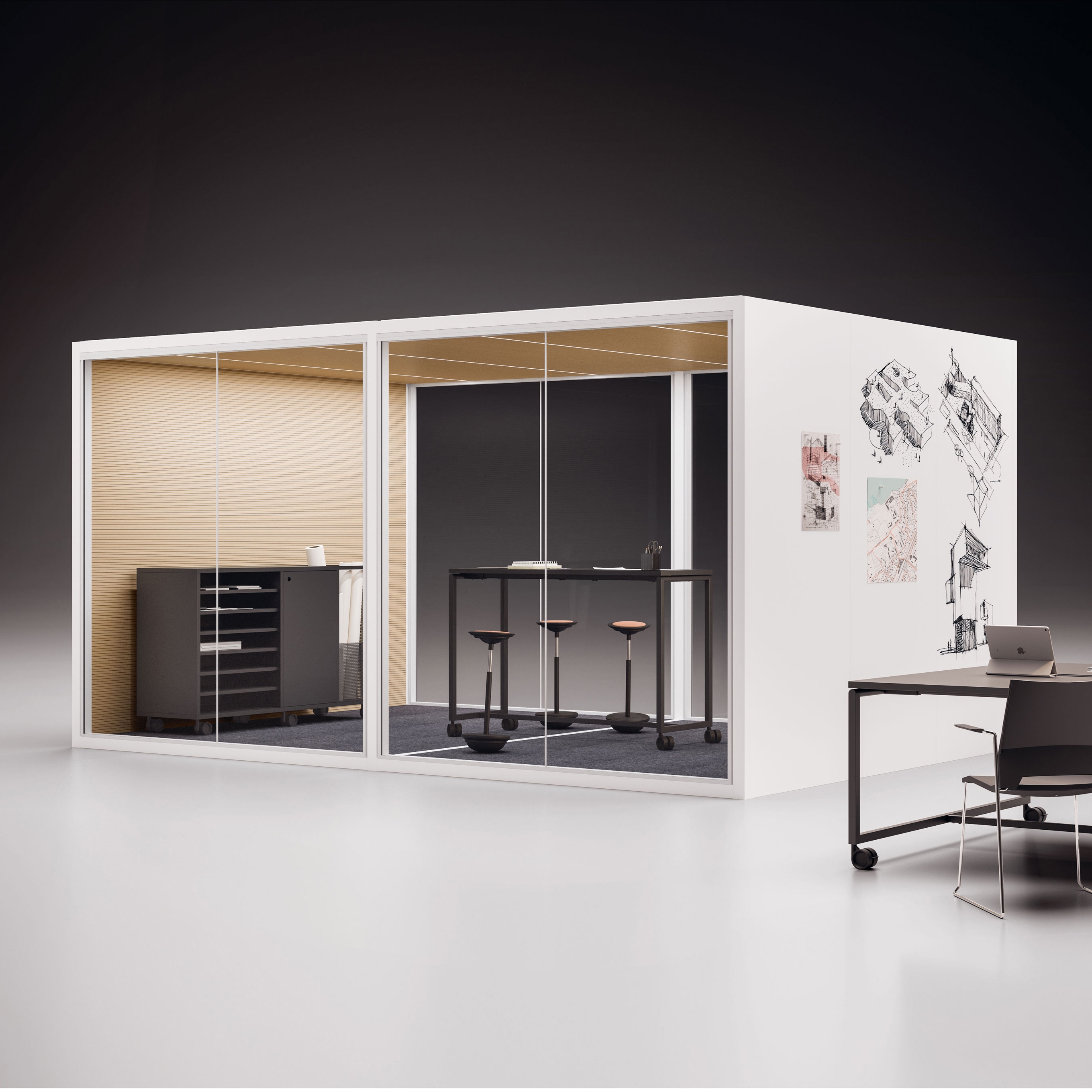 Display product Acoustic Room XL from manufacturer Fantoni