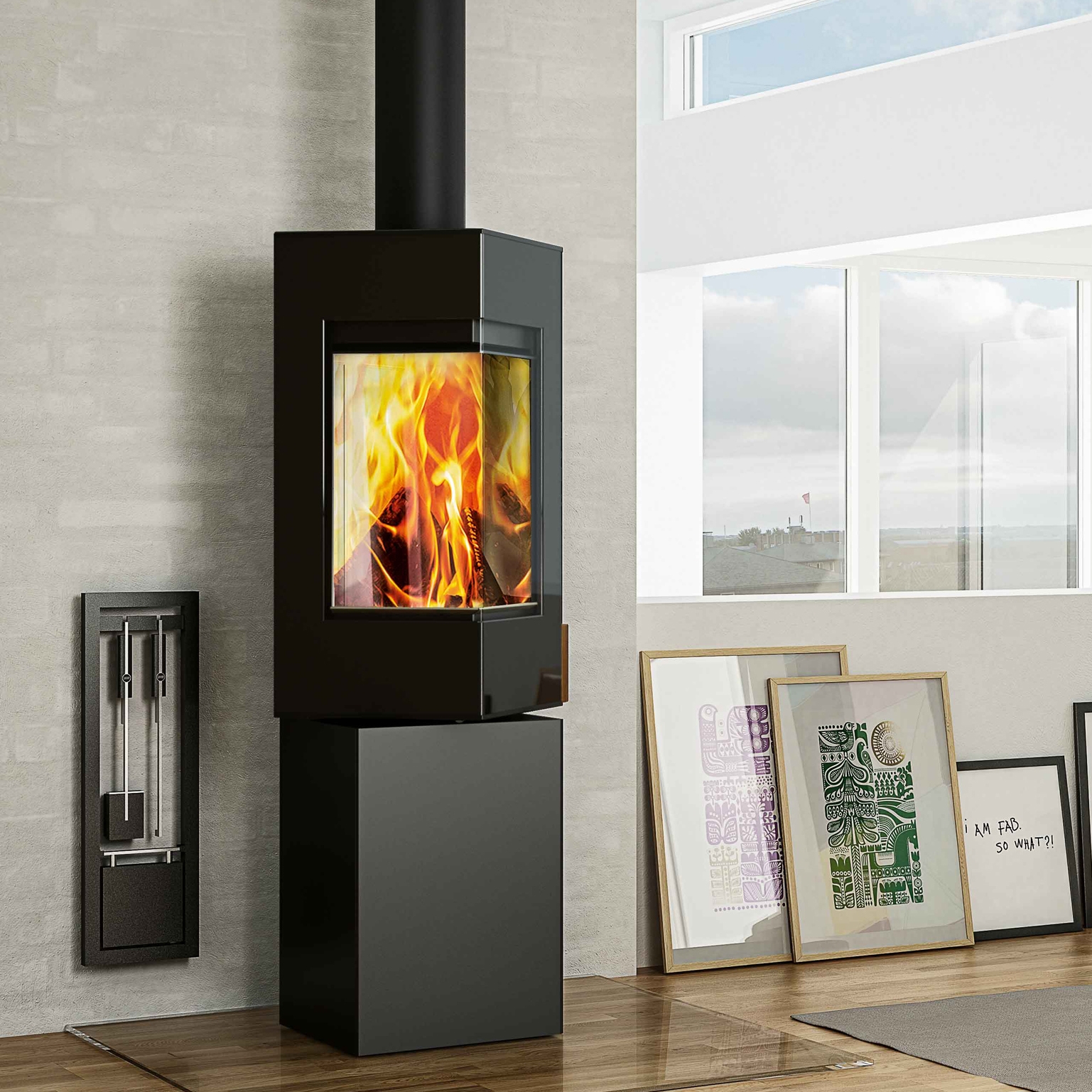 Display product Q-BE from manufacturer Attika Feuer