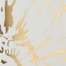 Glamour bianco oro 75x25