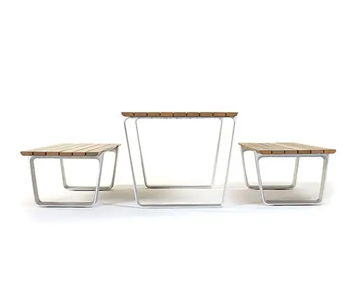 Landscape Forms - MultipliCITY Table and Bench