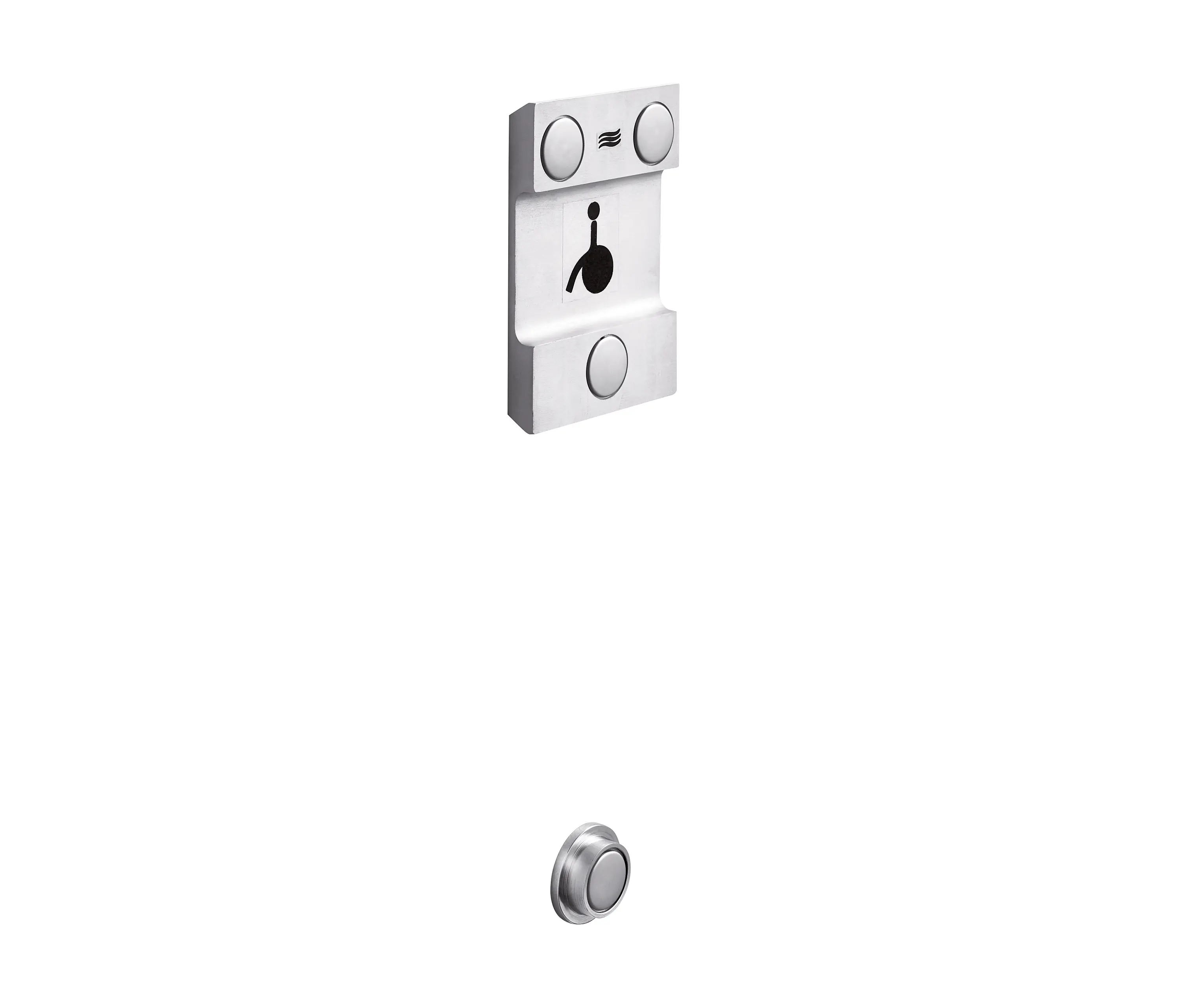 MESO Roulette Pivotante En Plastique Gris Avec Filetage - 100mm - 100kg | Roues Roulettes Outlet