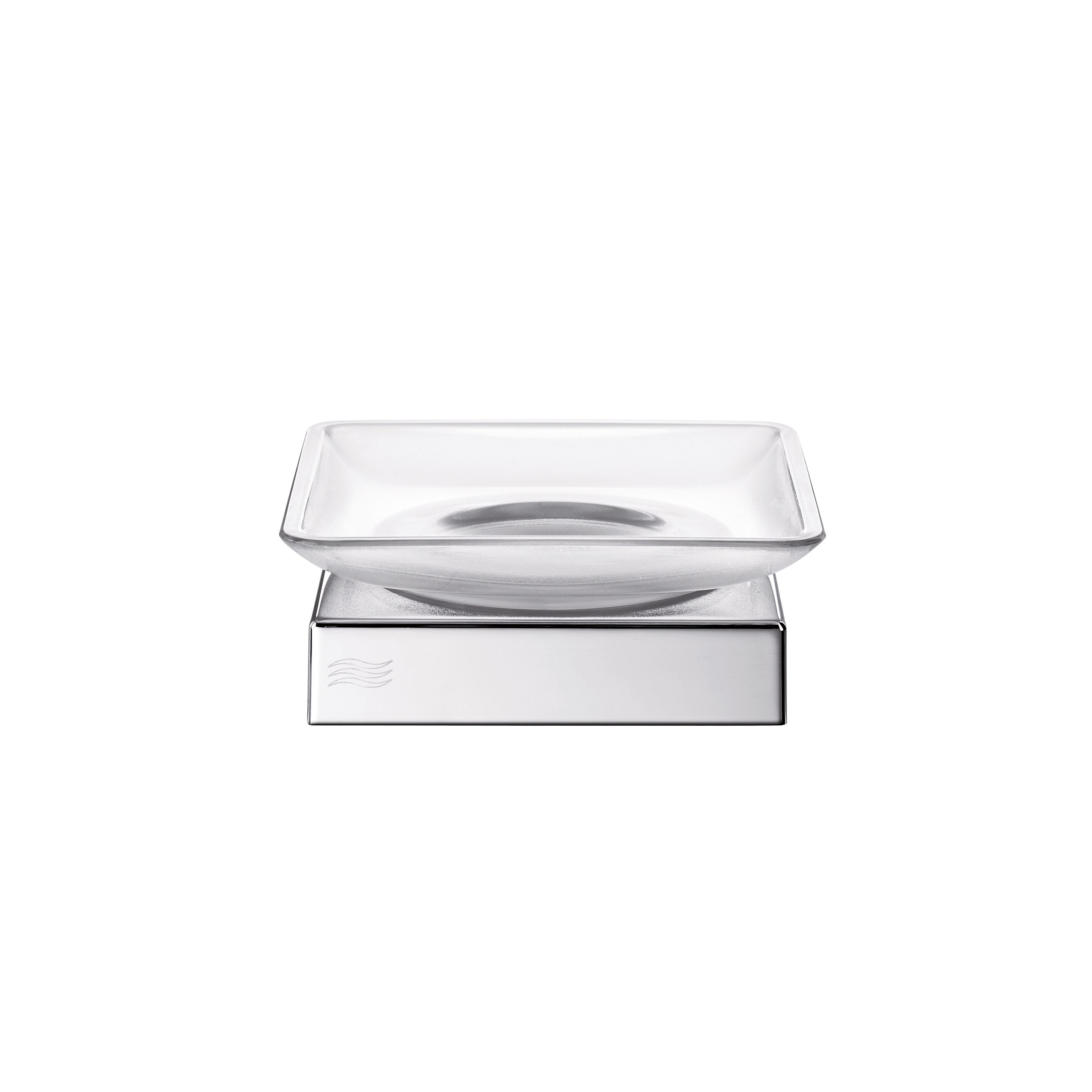 Display product Divo Tabletop soap holder with glass dish from manufacturer Inda