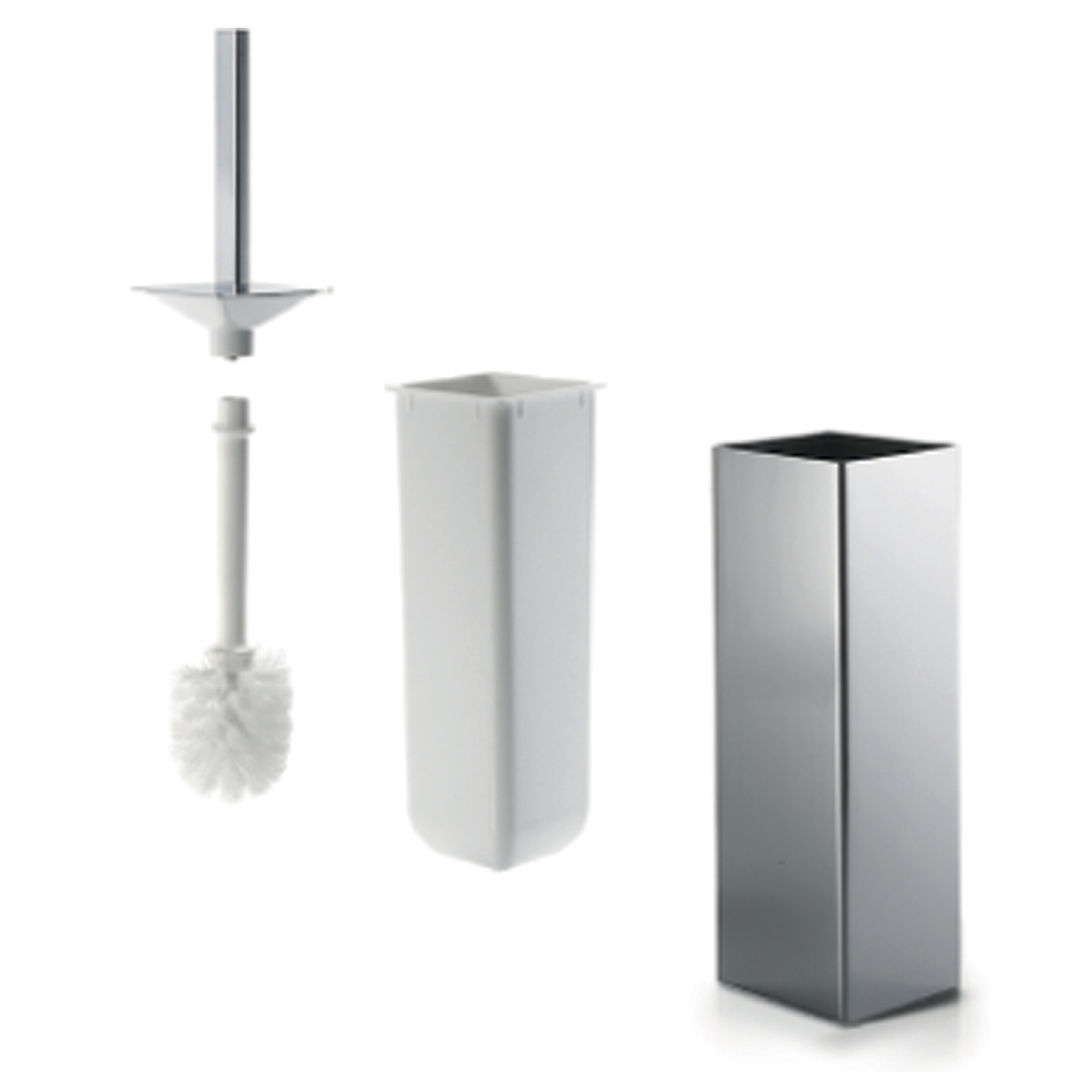 Display product Divo Wall-mounted / free-standing toilet brush holder from manufacturer Inda