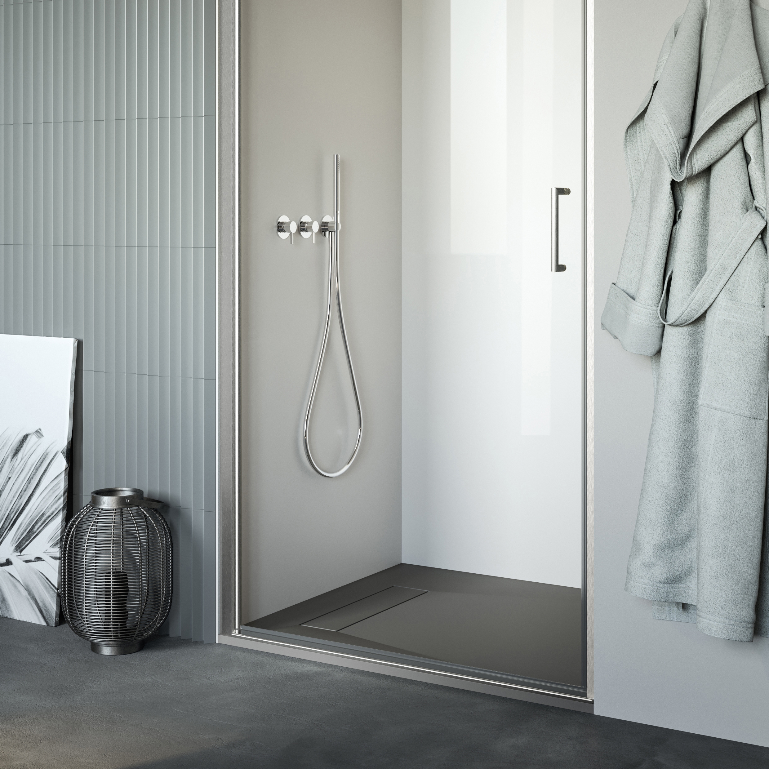 Display product Claire Design Pivot door for niche from manufacturer Inda