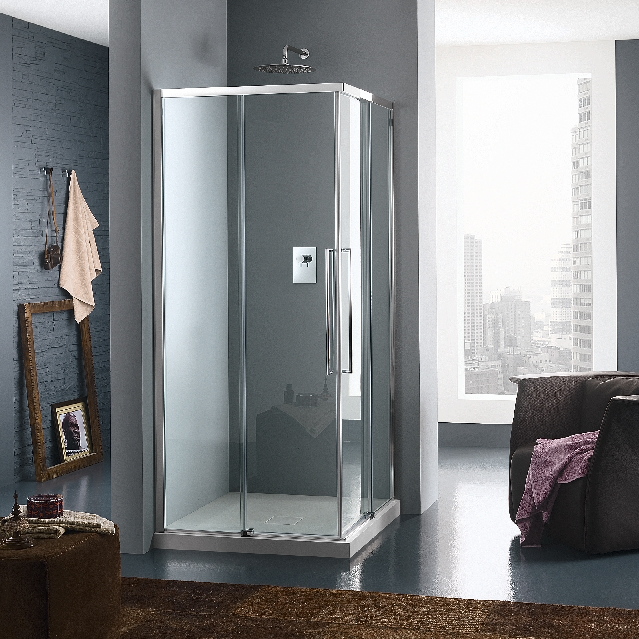 Produkt Trendy Design Wand mit Schiebetür des Herstellers Inda anzeigen