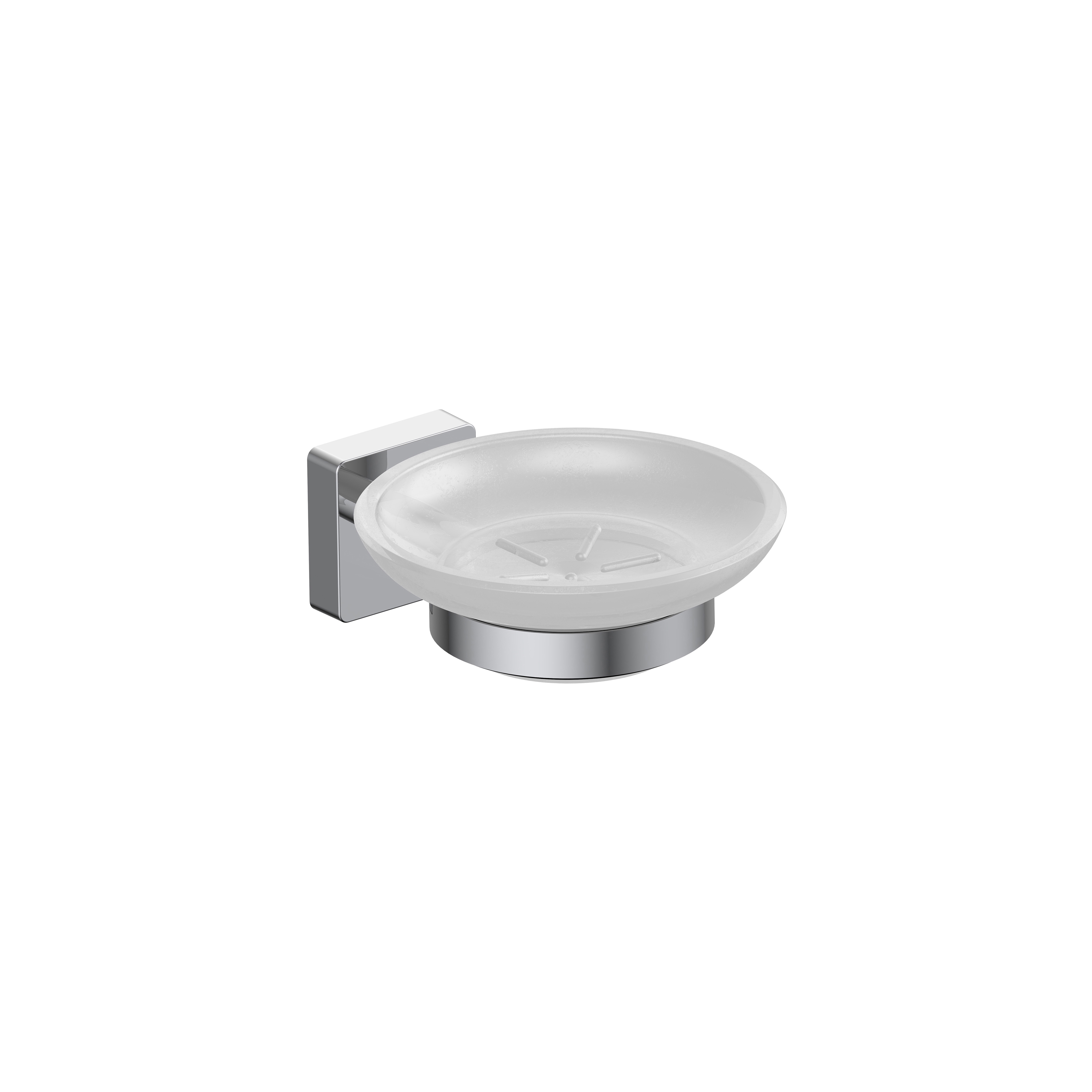 Produkt Forum quadra Seifenhalter mit satiniertem Glasschale,  Wandmodell des Herstellers Inda anzeigen