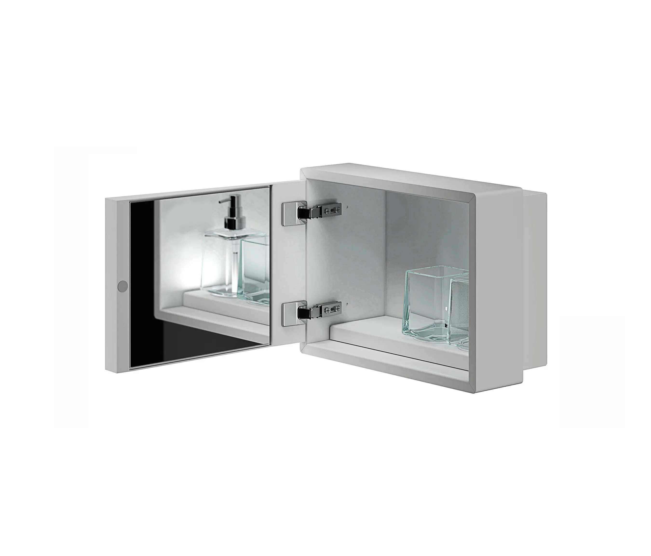 Inda - My secret Half built-in modul with tumbler holder and soap dispenser