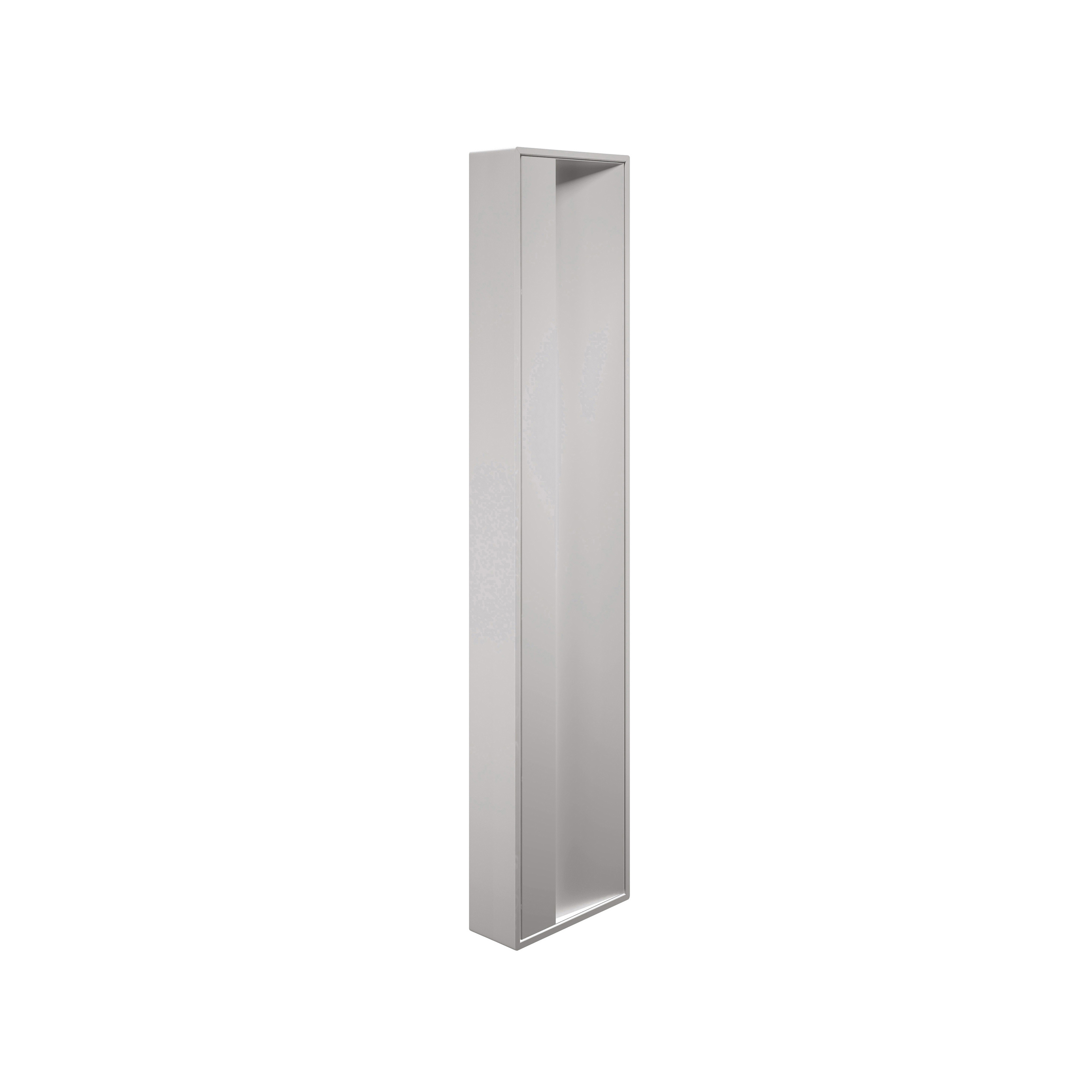 Mostrar el producto My secret Módulo externo con estantes de vidrio, secador de pelo, puerta con espejo interior del fabricante Inda