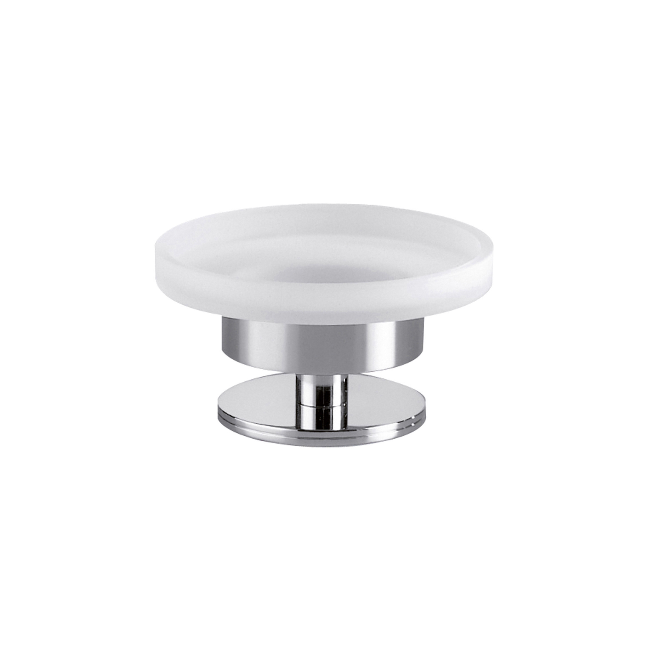 Produkt Touch Seifenhalter mit Schale aus satiniertem Glas, Standmodell des Herstellers Inda anzeigen