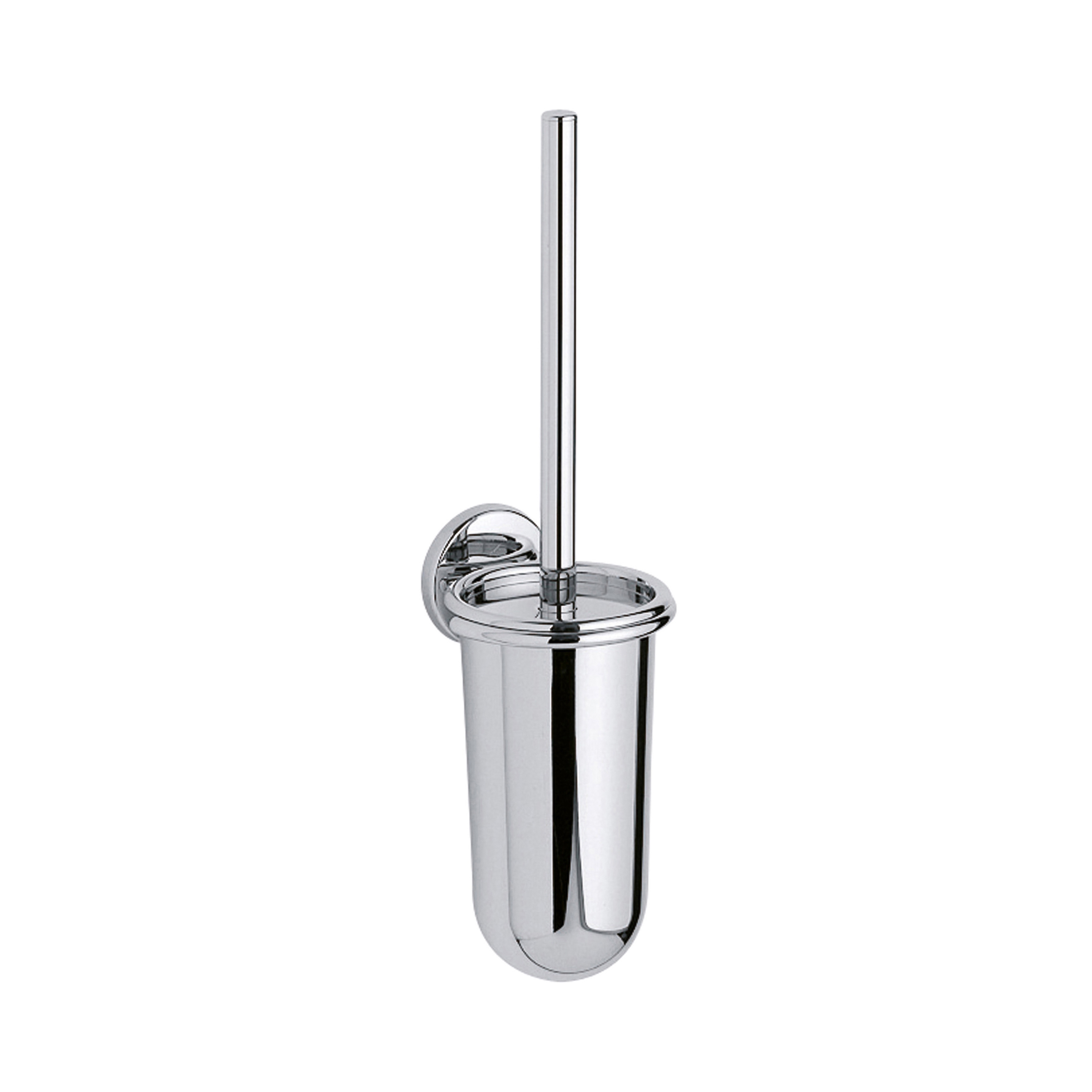 Mostrar el producto Colorella Escobillero de pared con cubeta de ABS cromado del fabricante Inda