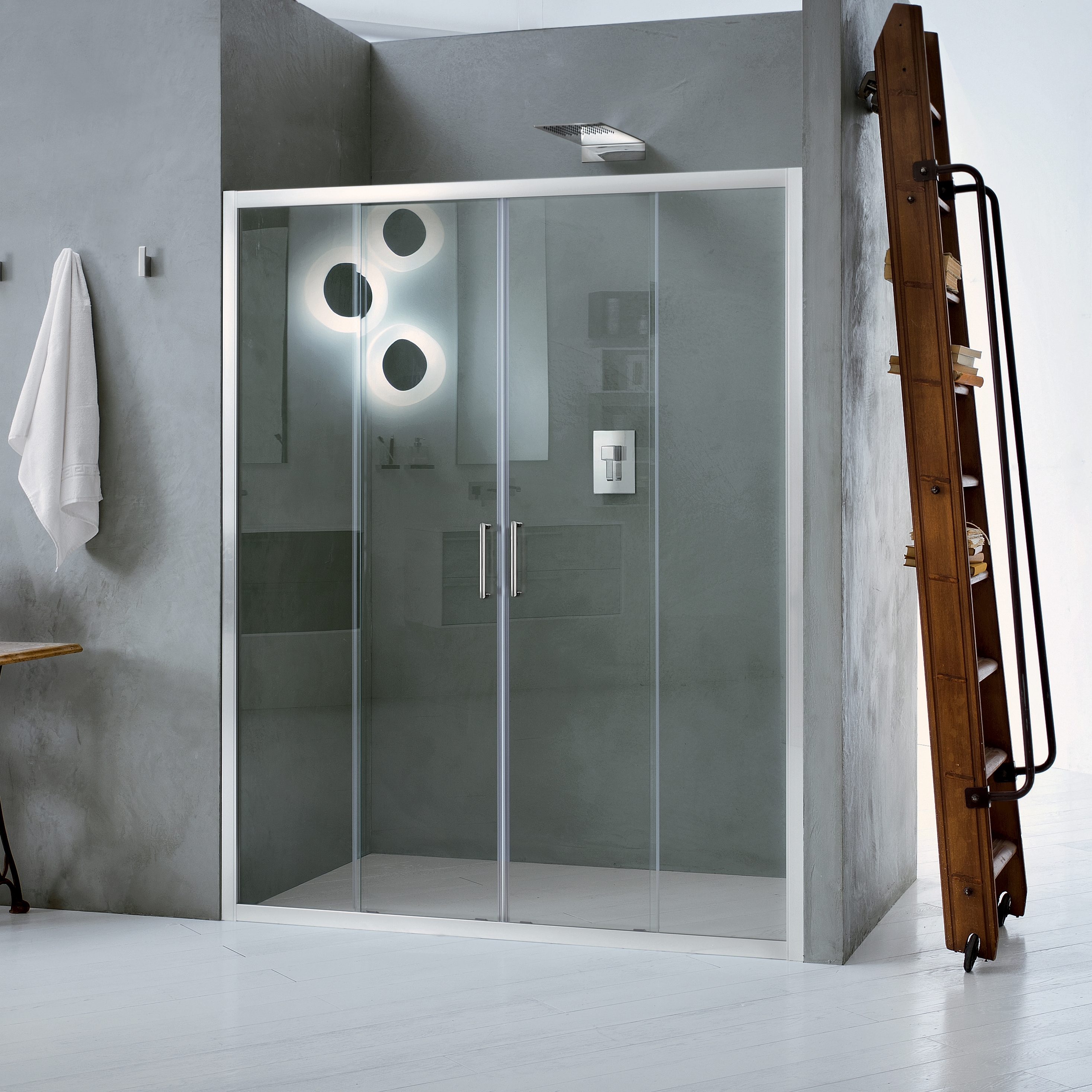 Display product New claire Sliding door with two doors for niche from manufacturer Inda
