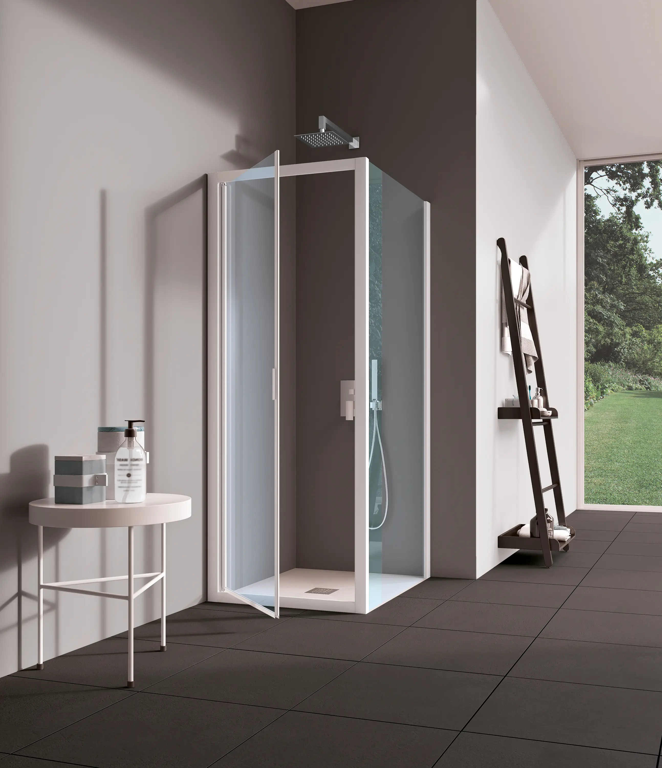 Inda - Rapid Pivot door for niche