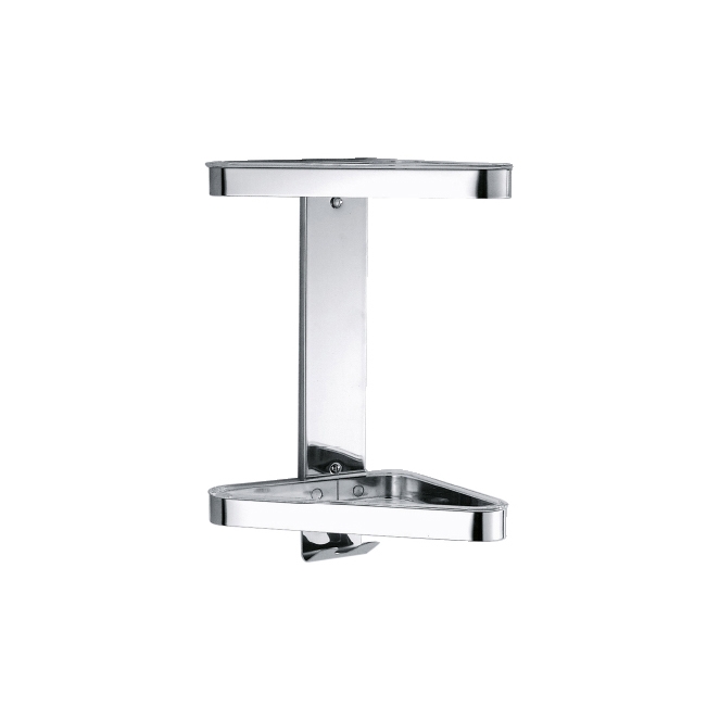 Display product Double corner shelf in PMMA from manufacturer Inda