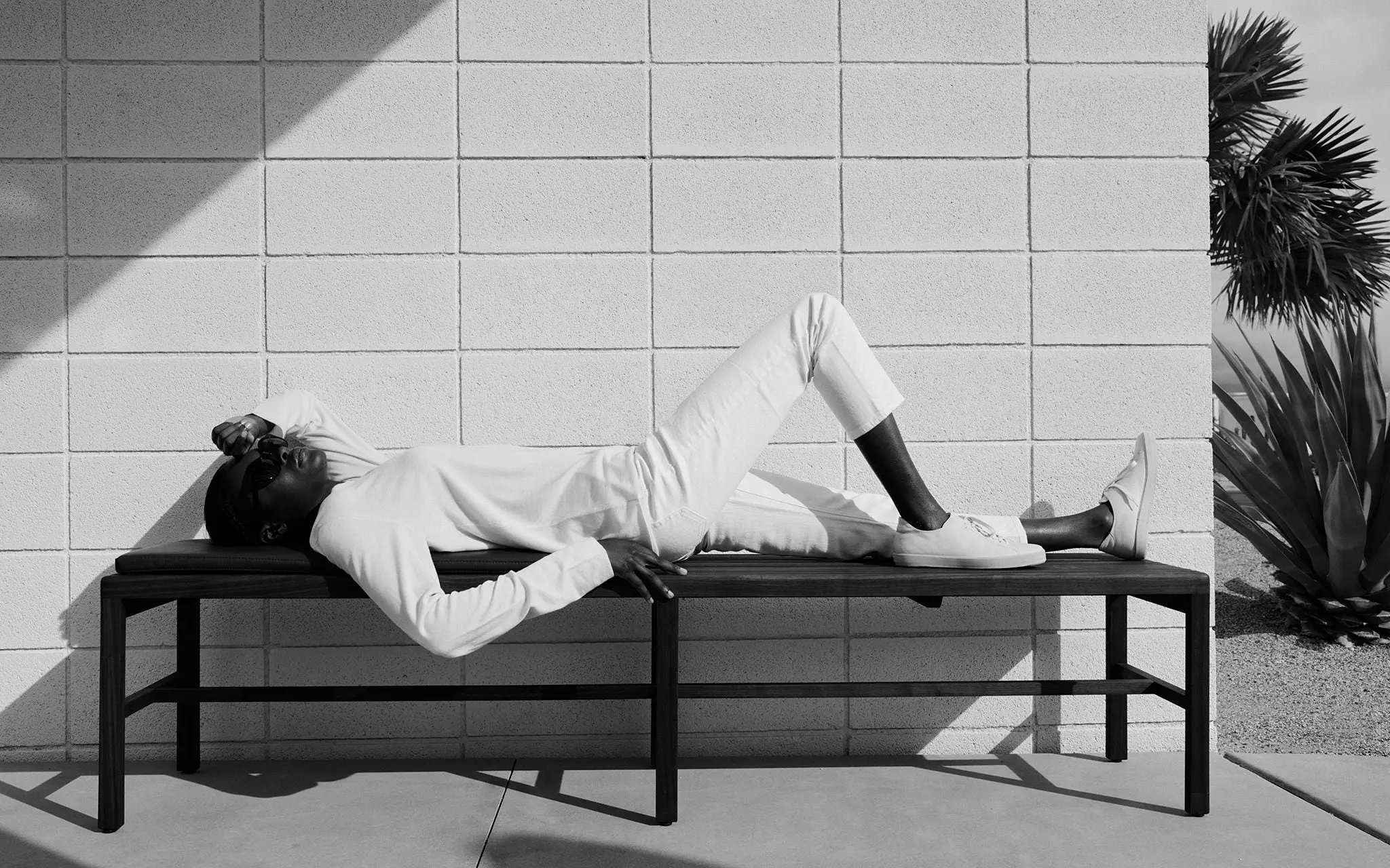 BassamFellows - Slat Bench