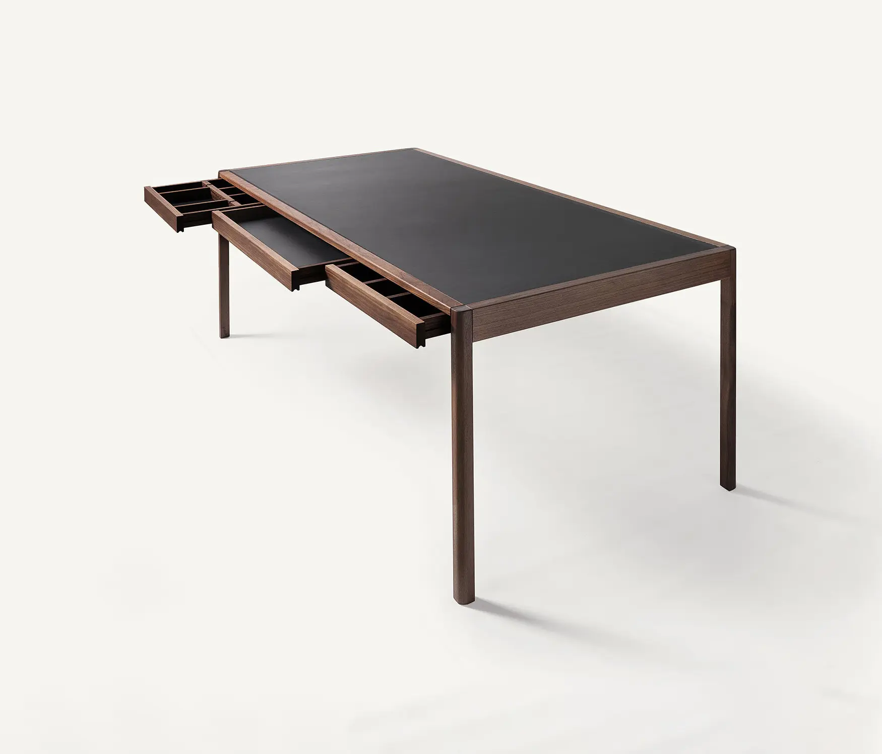BassamFellows - Leather Desk