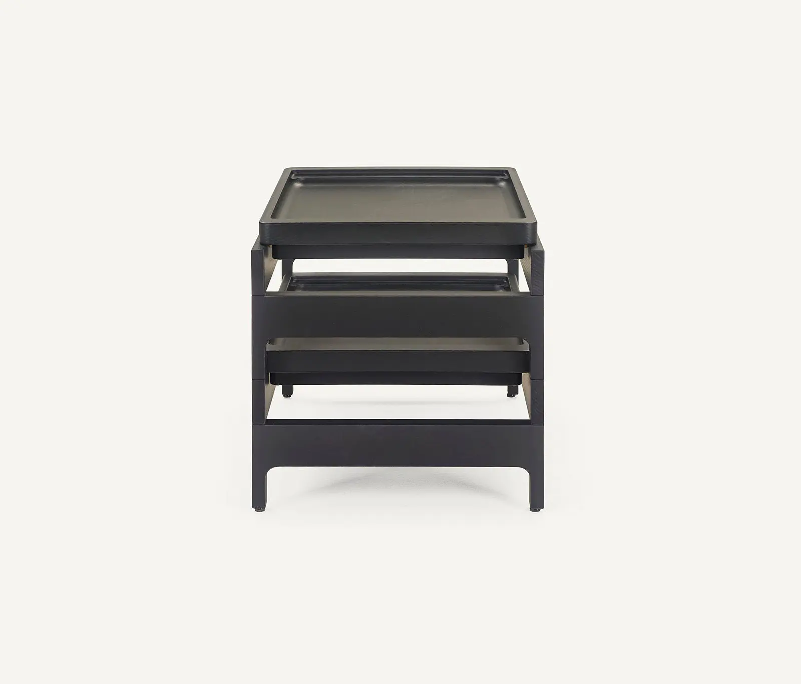 BassamFellows - Tray Rack Side Table