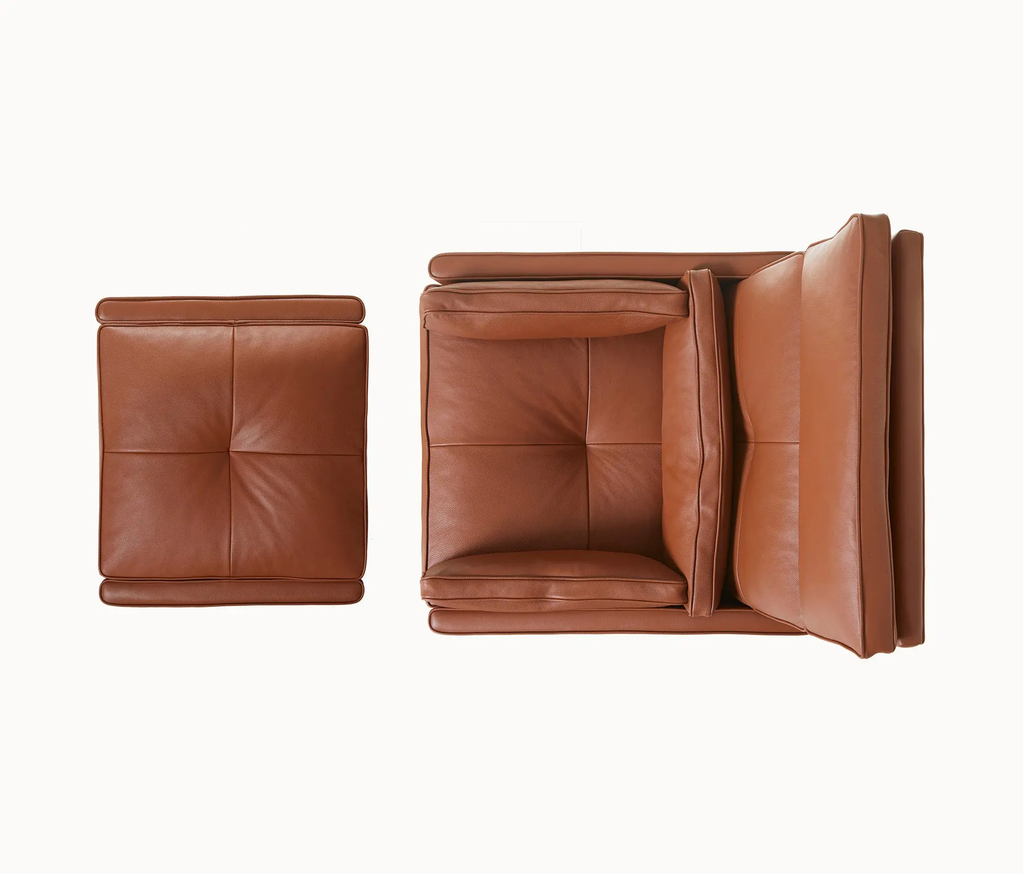 BassamFellows - Wood Frame Lounge Chair