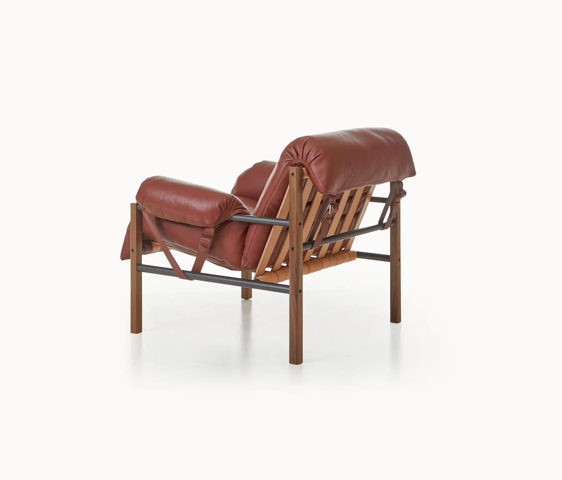 BassamFellows - Sling Club Chair and Ottoman