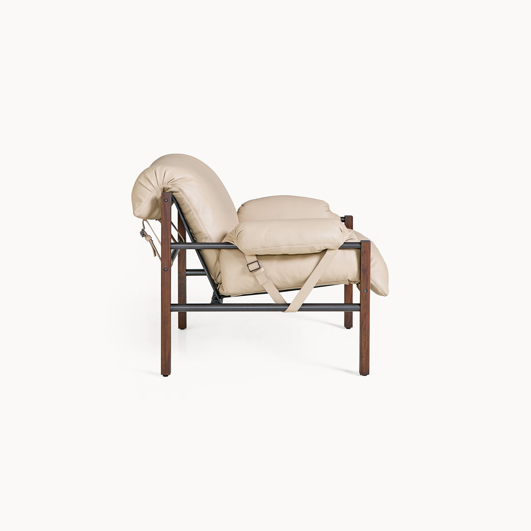 Sling Club Chair and Ottoman