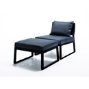 Display product VIOLA lounge chair/ottoman from manufacturer IXC.