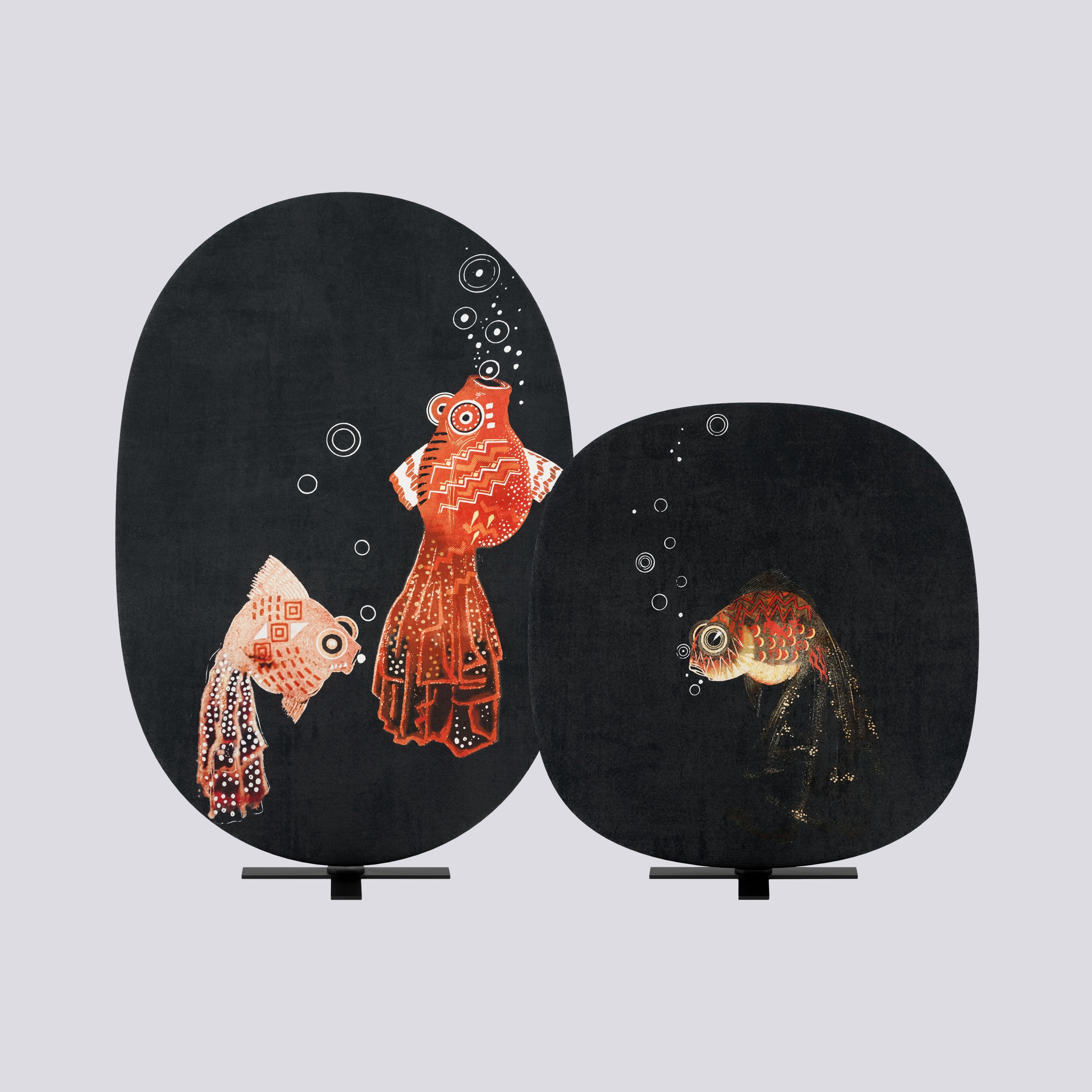 Vertoon produk Nebula Poissons van vervaardiger Tacchini Italia