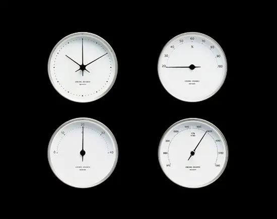 Georg Jensen - Koppel Clock Ø 10 cm