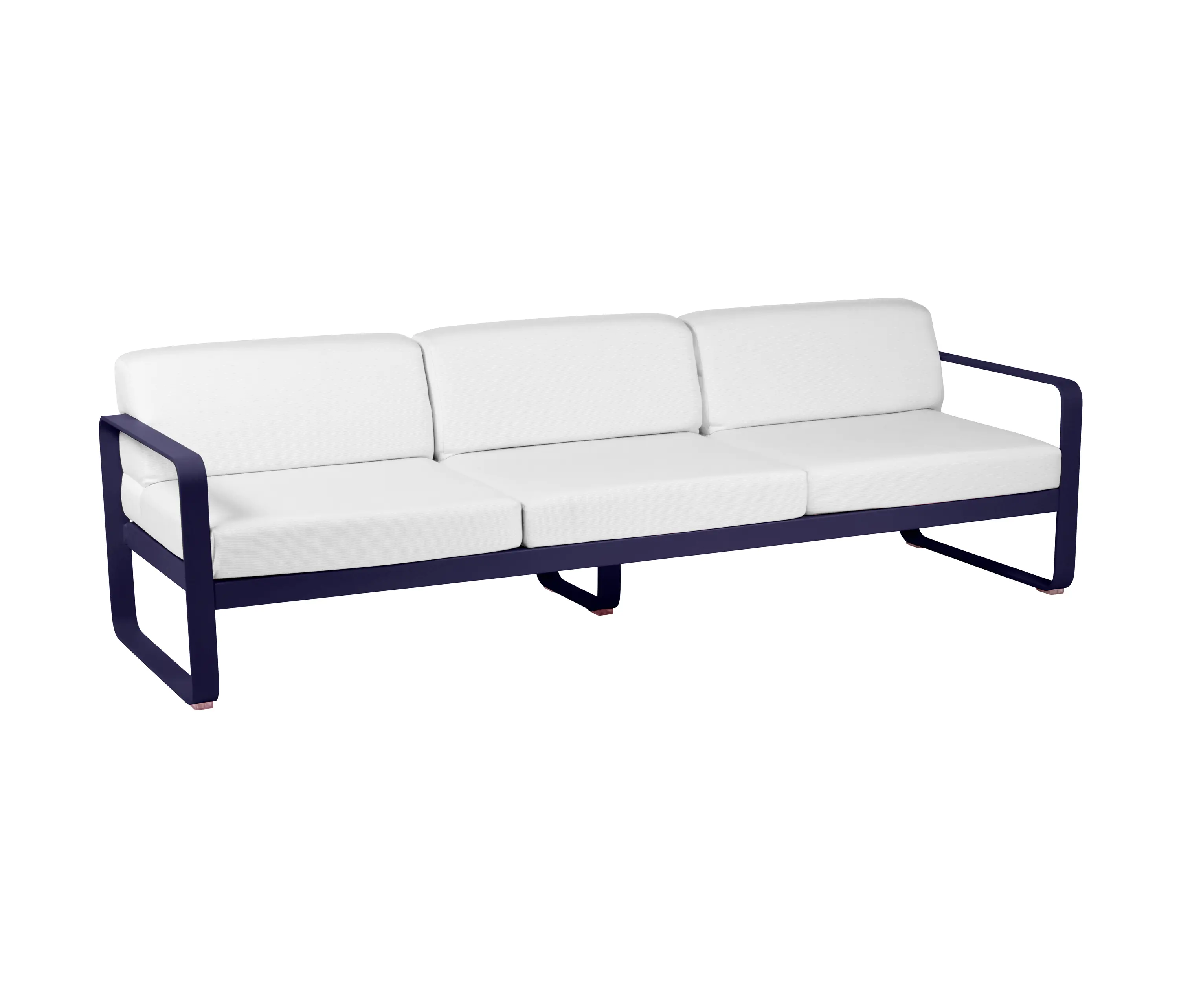 FERMOB - Bellevie | 3-Seater Sofa  – Off-White Cushions