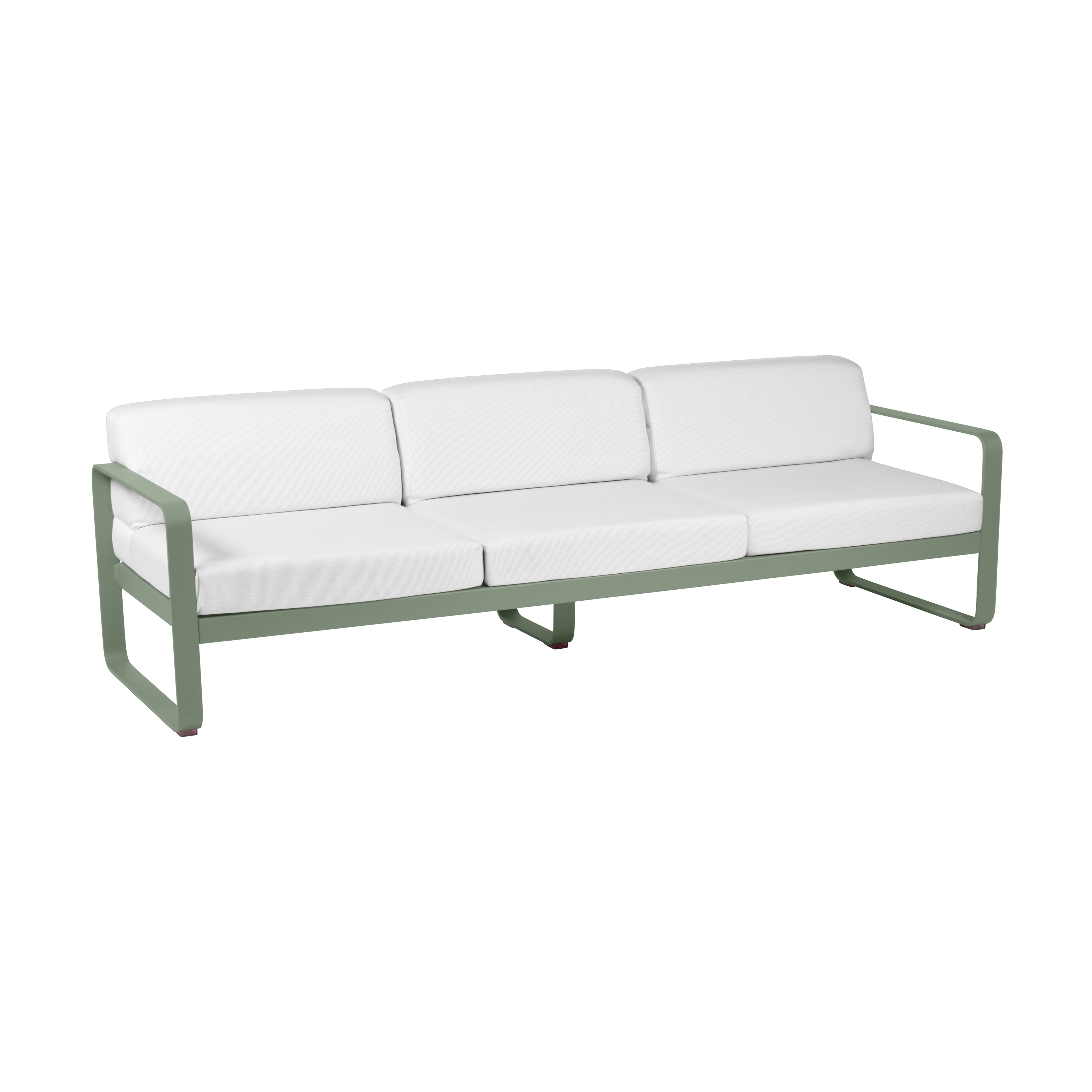 Afficher le produit Bellevie | Le Canapé 3 Places Coussins Blanc Grisé du fabricant FERMOB