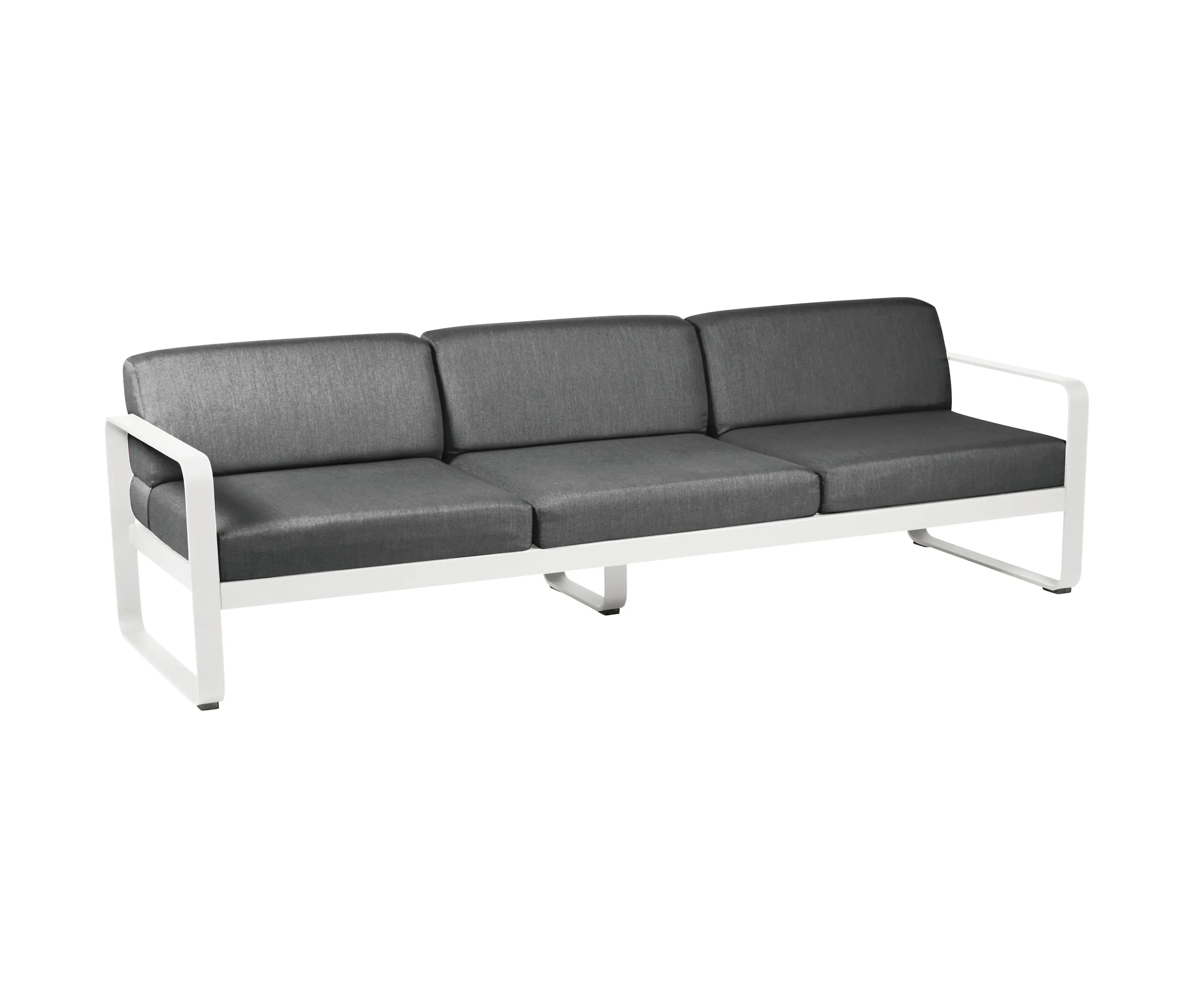 FERMOB - Bellevie | 3-Seater Sofa – Graphite Cushions