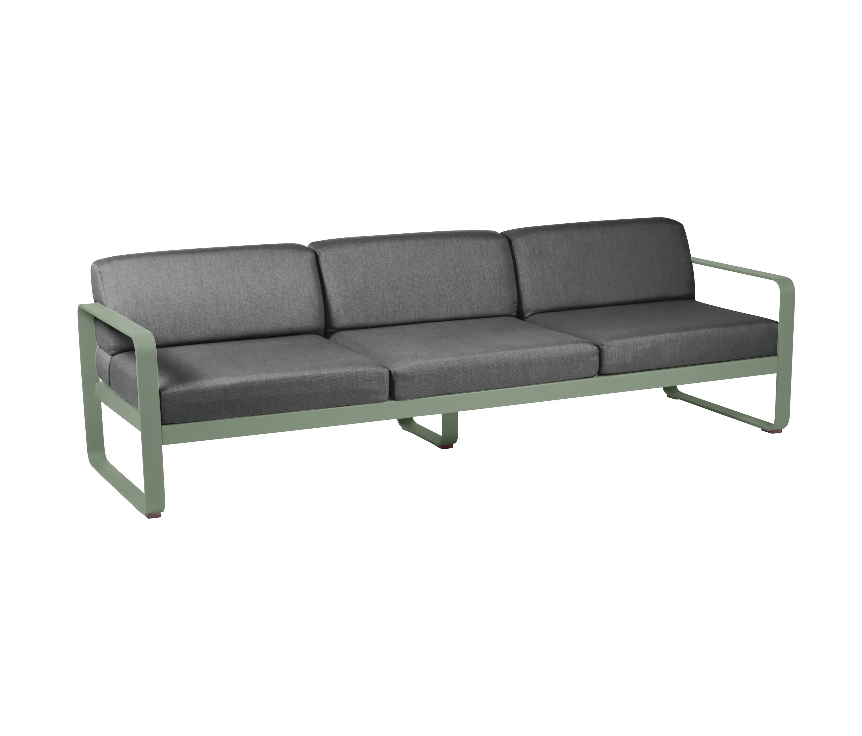 FERMOB - Bellevie | 3-Seater Sofa – Graphite Cushions