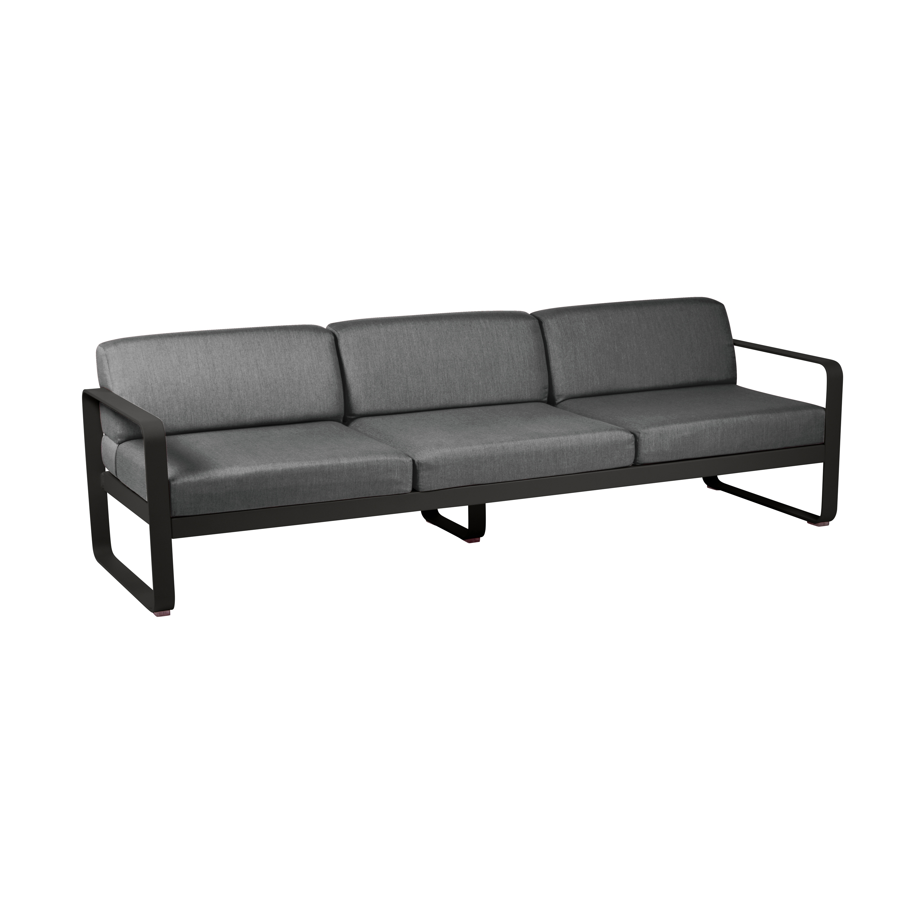 Display product Bellevie | 3-Seater Sofa – Graphite Cushions from manufacturer FERMOB