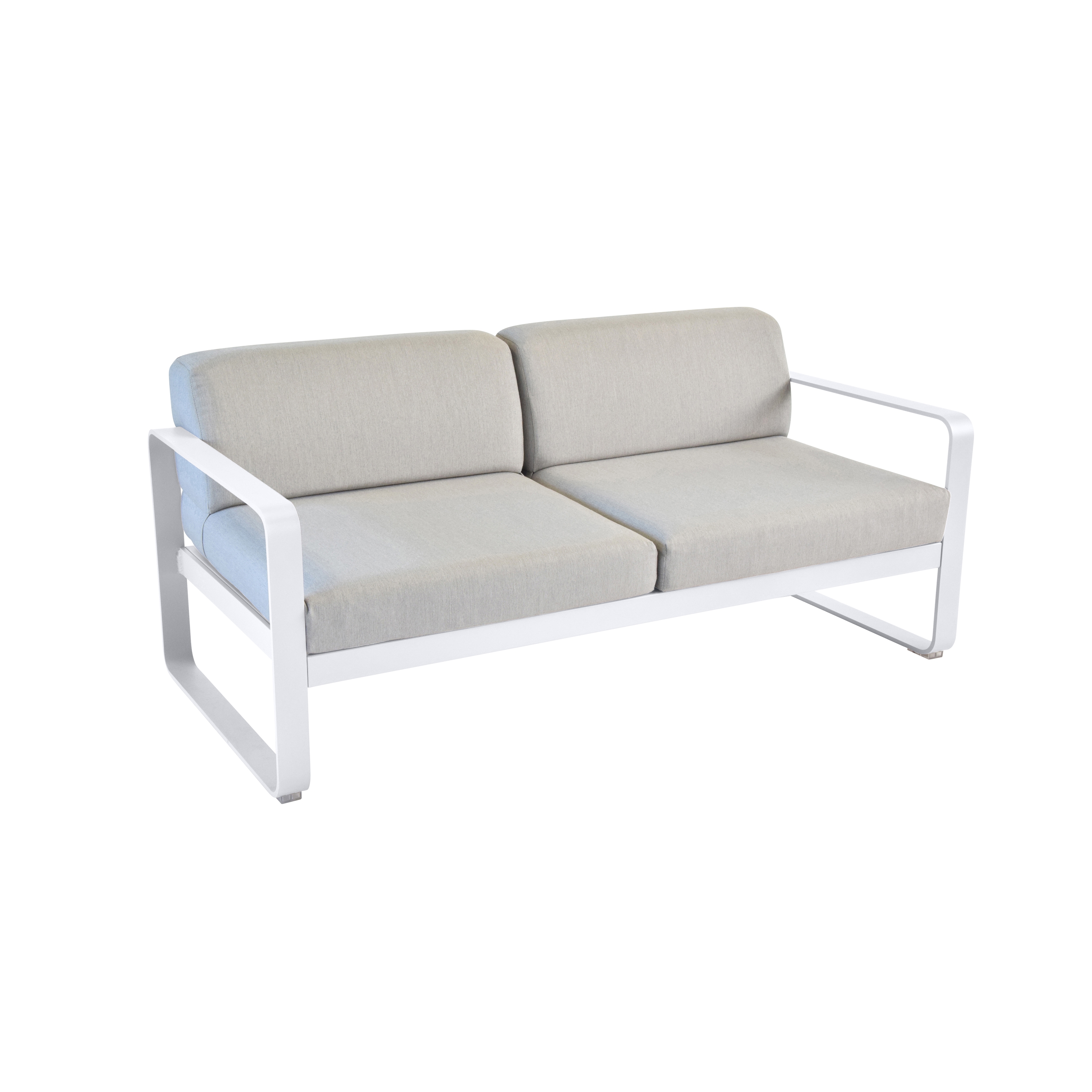 Bellevie | 2-Seater Sofa – Flannel Grey Cushions
