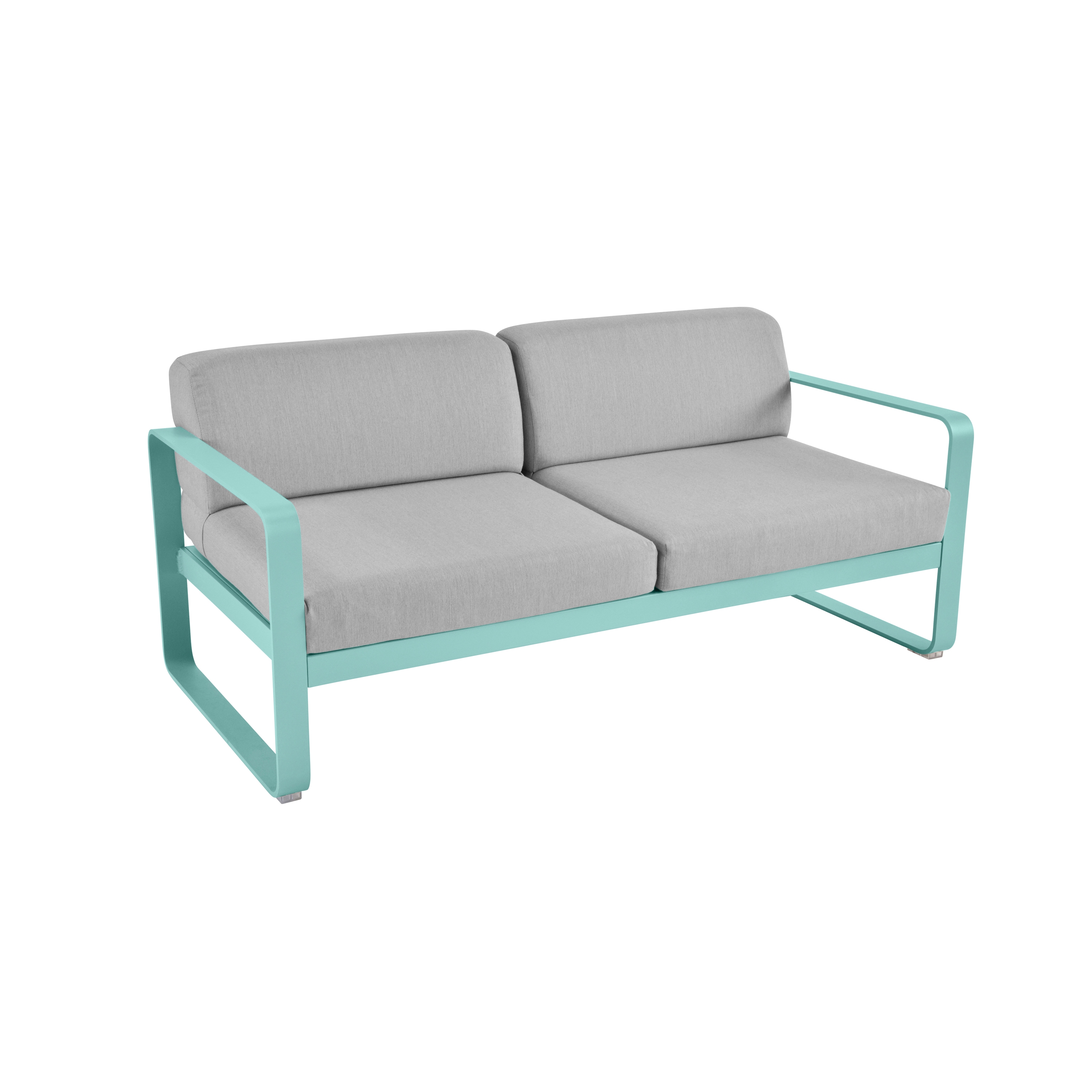 Bellevie | 2-Seater Sofa – Flannel Grey Cushions