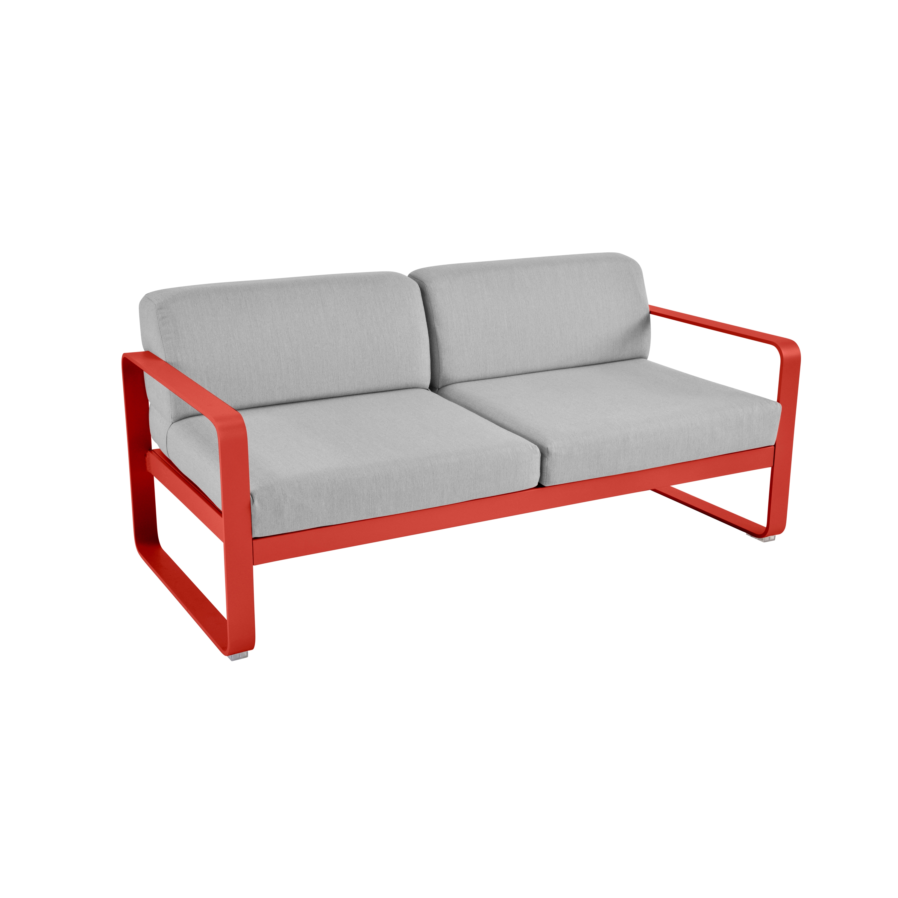 Bellevie | 2-Seater Sofa – Flannel Grey Cushions