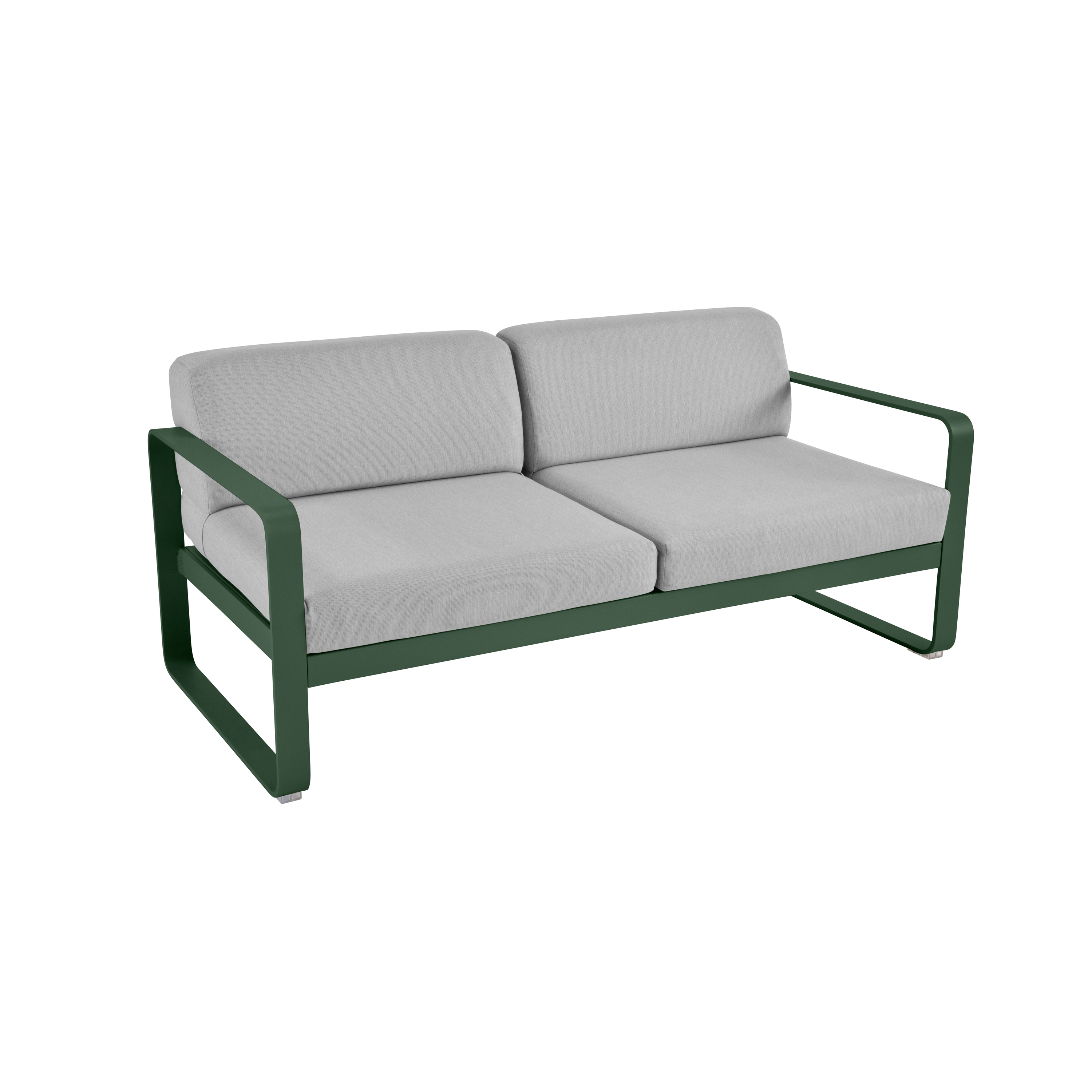 Bellevie | 2-Seater Sofa – Flannel Grey Cushions