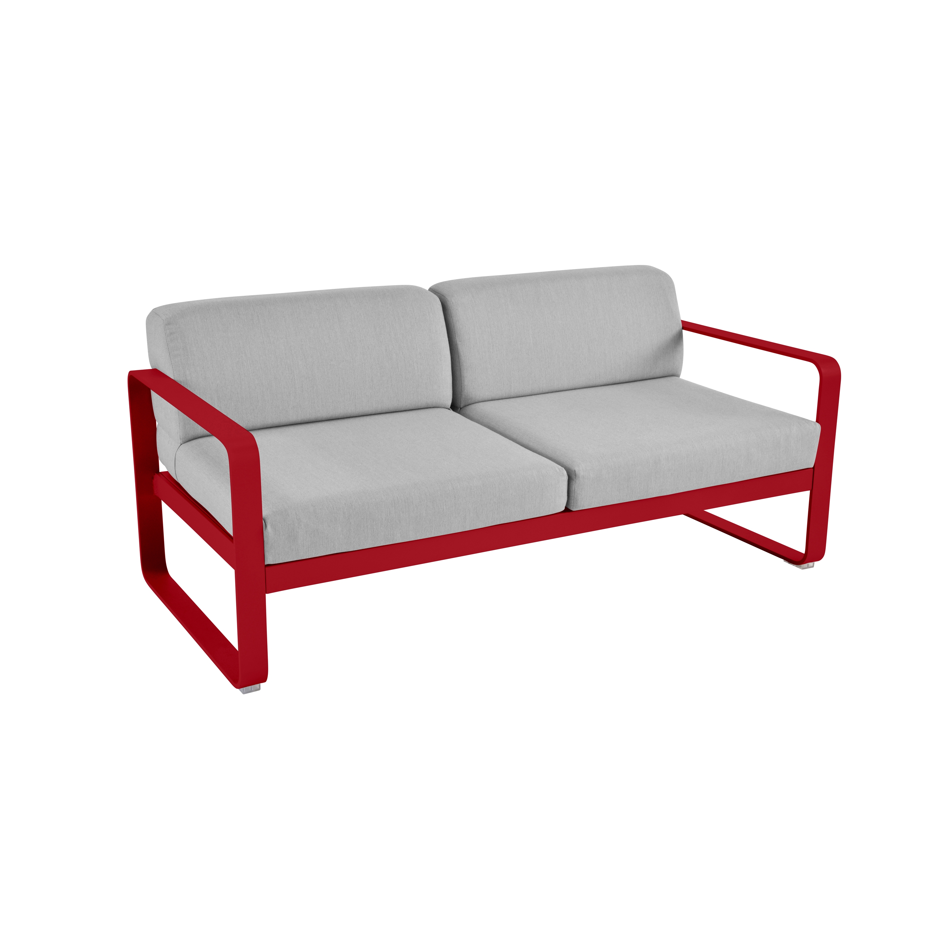 Bellevie | 2-Seater Sofa – Flannel Grey Cushions